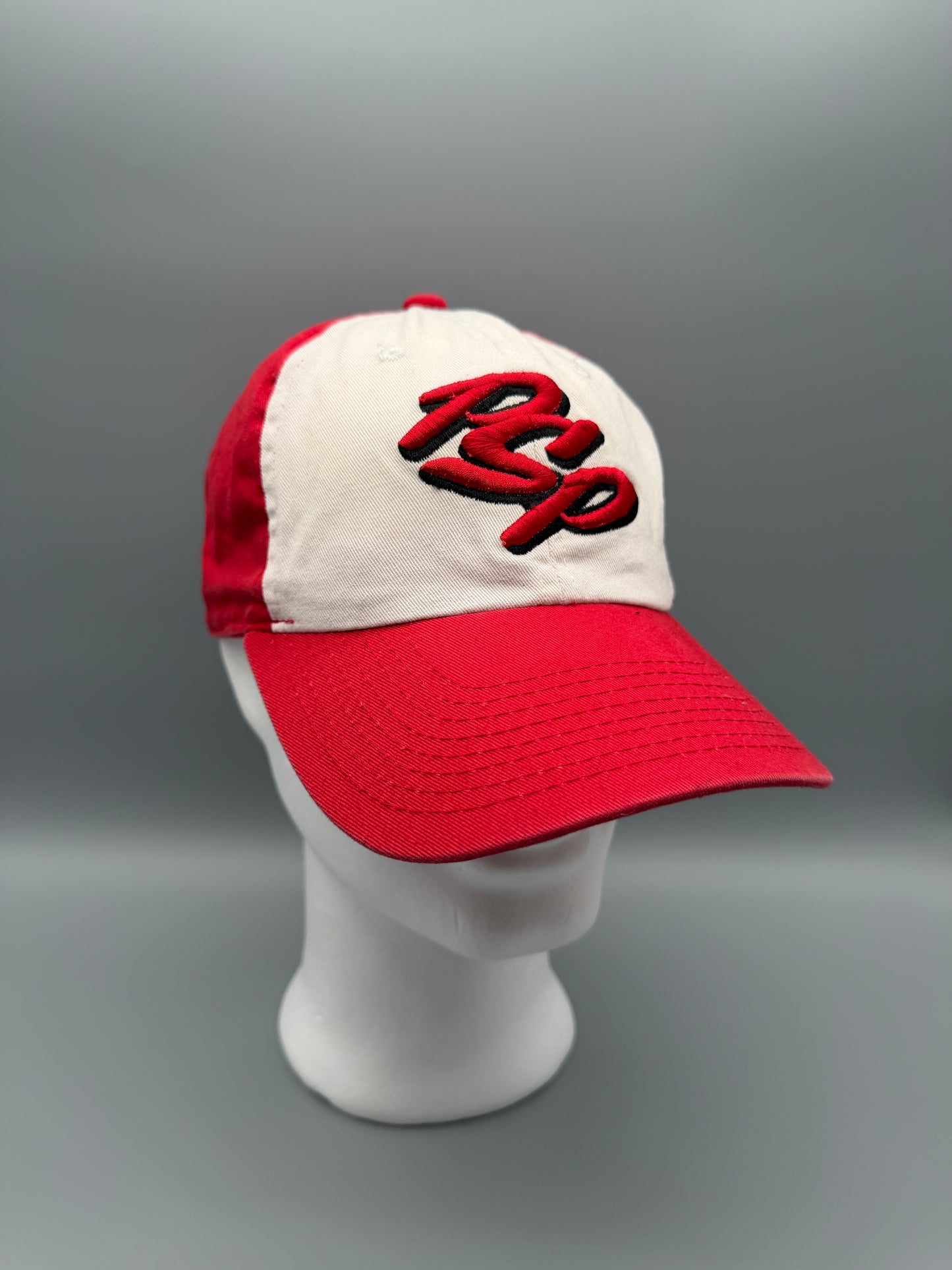 Vintage OC "PSP" Racing Cap - Red / White Cyber Y2K Vibe