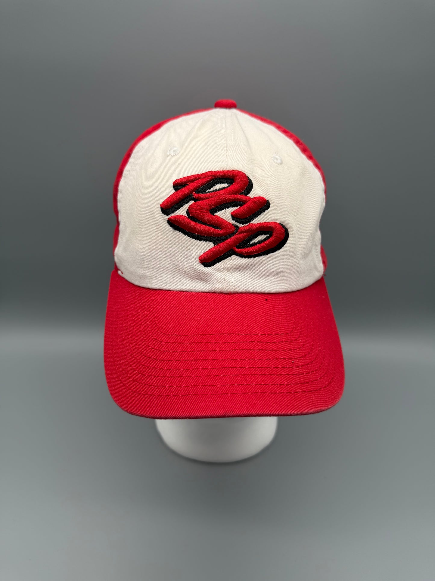 Vintage OC "PSP" Racing Cap - Red / White Cyber Y2K Vibe