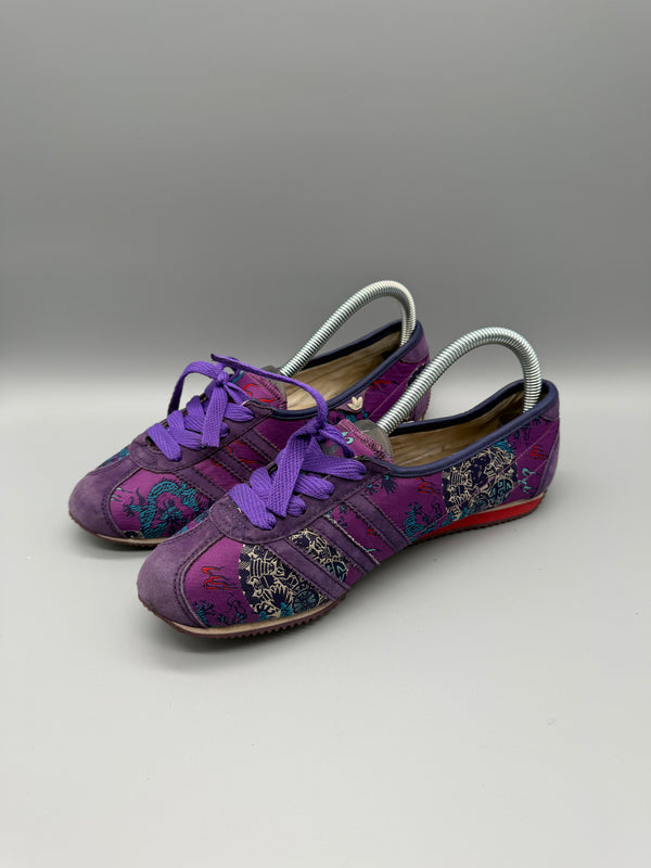 Adidas Sleek Series "Dragon Archive" Low Sneakers - Purple/Multicolor