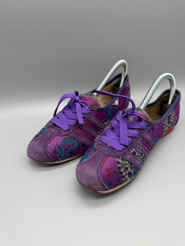 Adidas Sleek Series "Dragon Archive" Low Sneakers - Purple/Multicolor