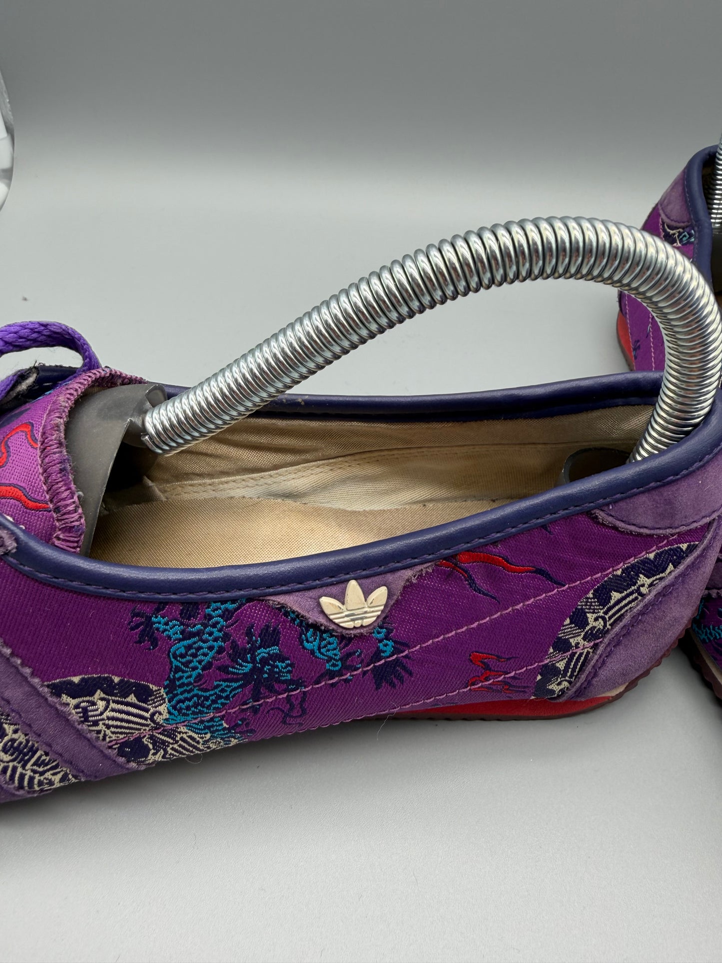 Adidas Sleek Series "Dragon Archive" Low Sneakers - Purple/Multicolor