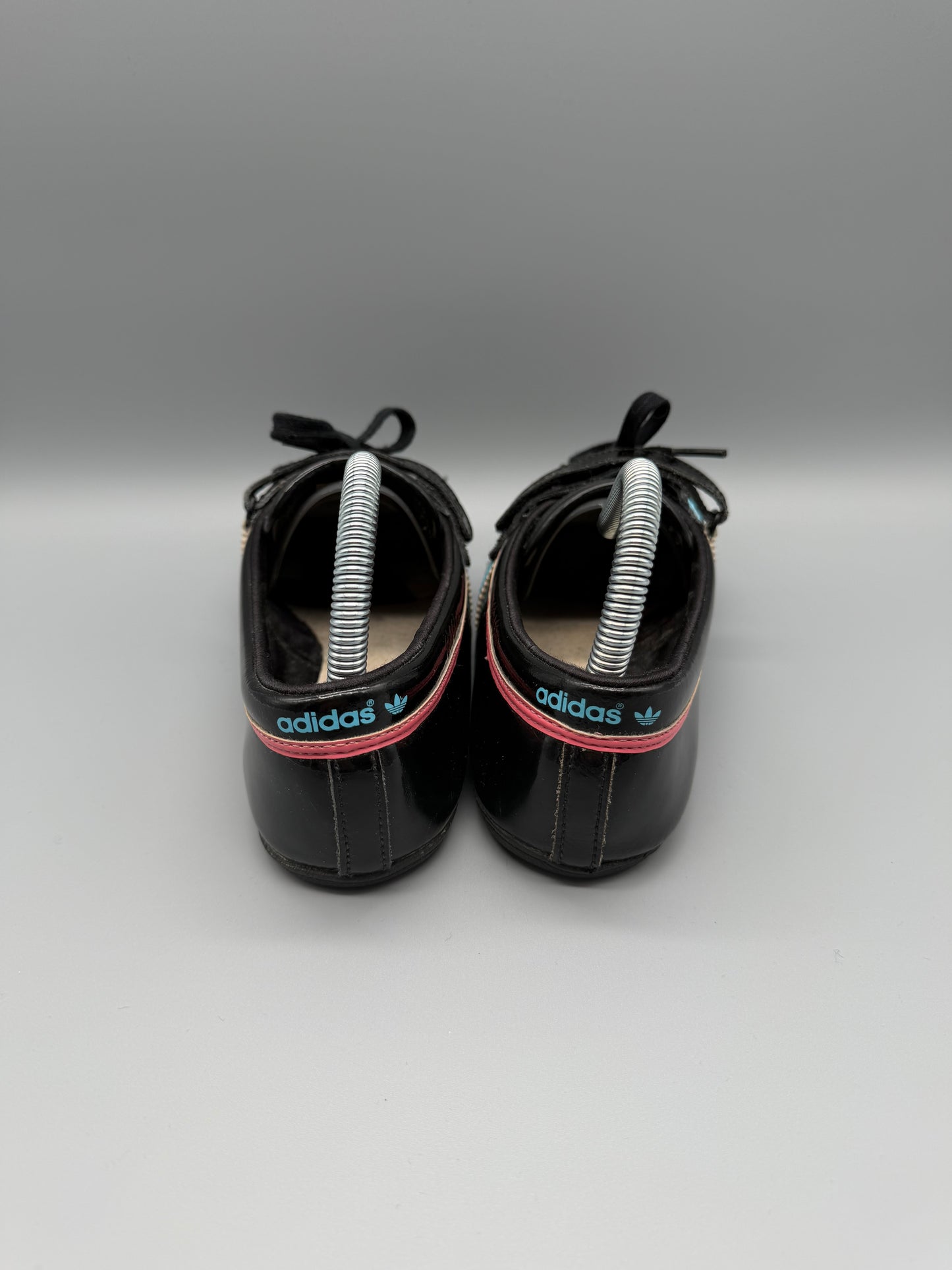 Adidas Archive Cyber Patent Leather Sneakers - Black / Neon Accents