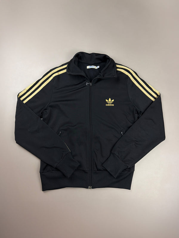 Adidas Vintage "Firebird" Trackjacket - Black / Gold Metallic