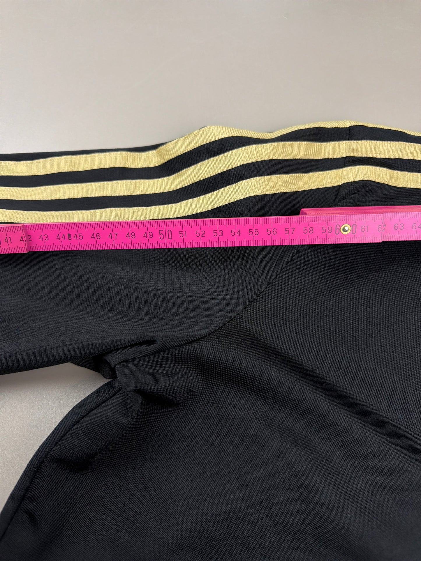 Adidas Vintage "Firebird" Trackjacket - Black / Gold Metallic