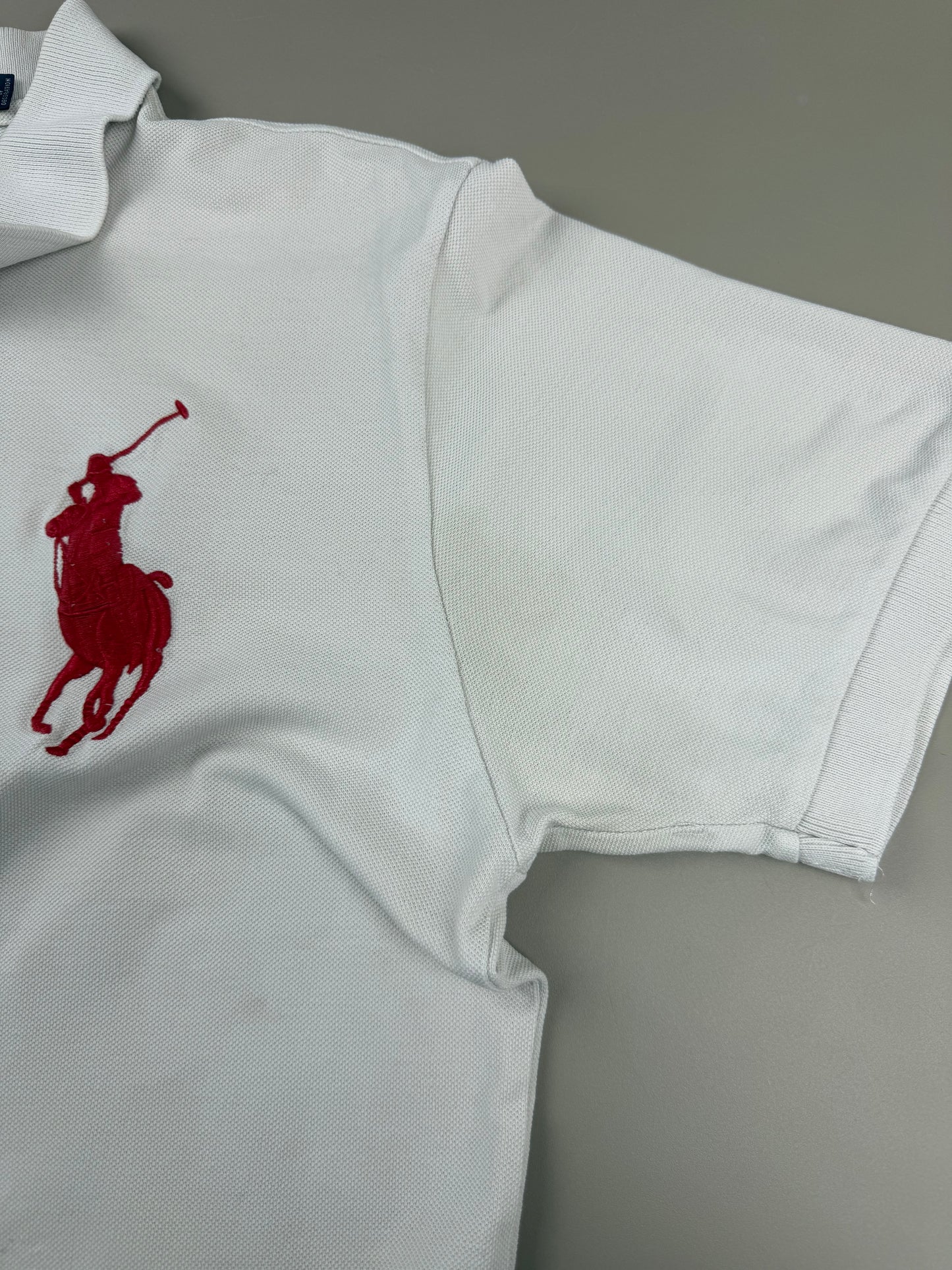 Polo by Ralph Lauren Archive "UAE" Big Pony Polo - Off-White/Red