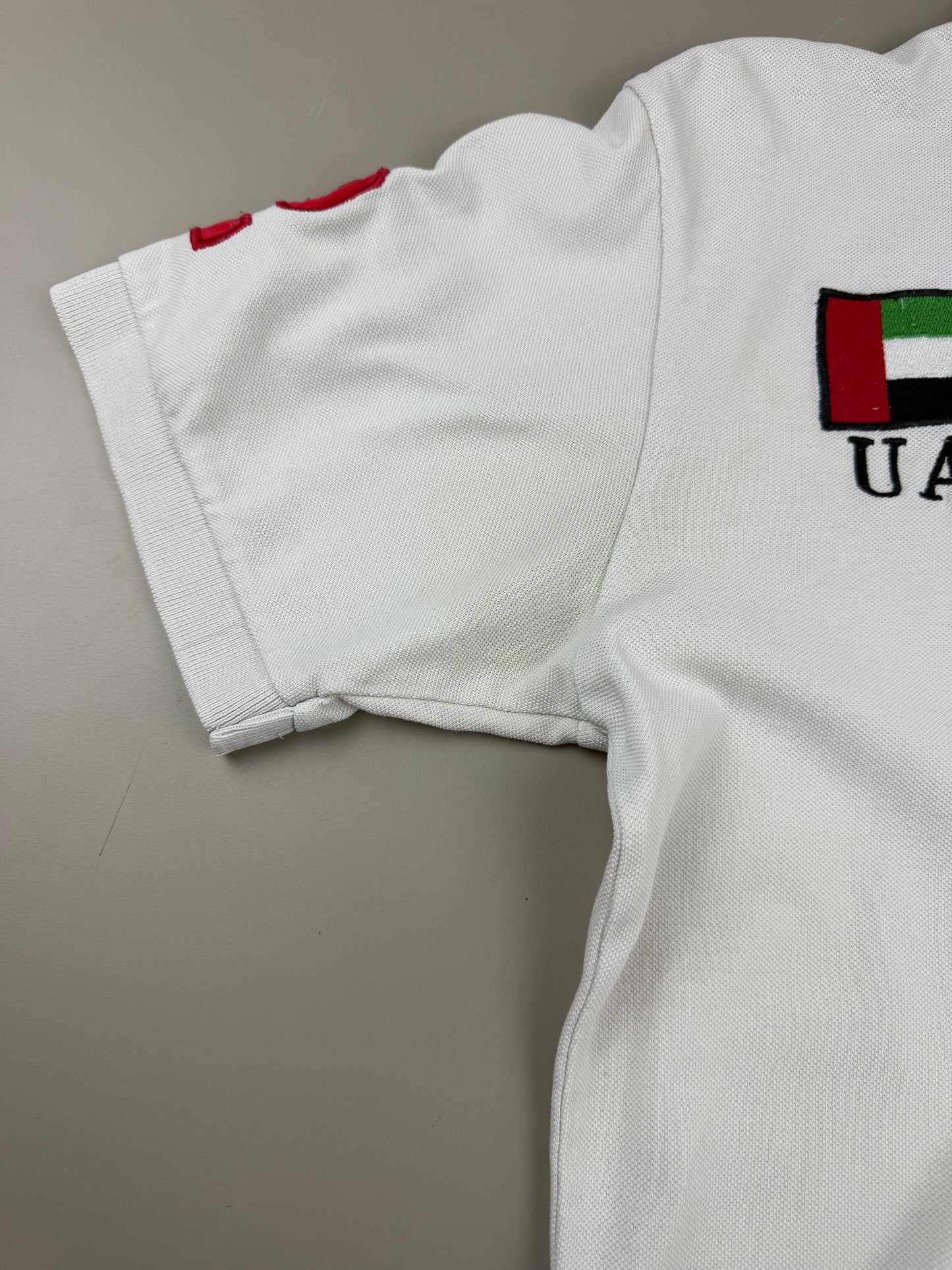 Polo by Ralph Lauren Archive "UAE" Big Pony Polo - Off-White/Red