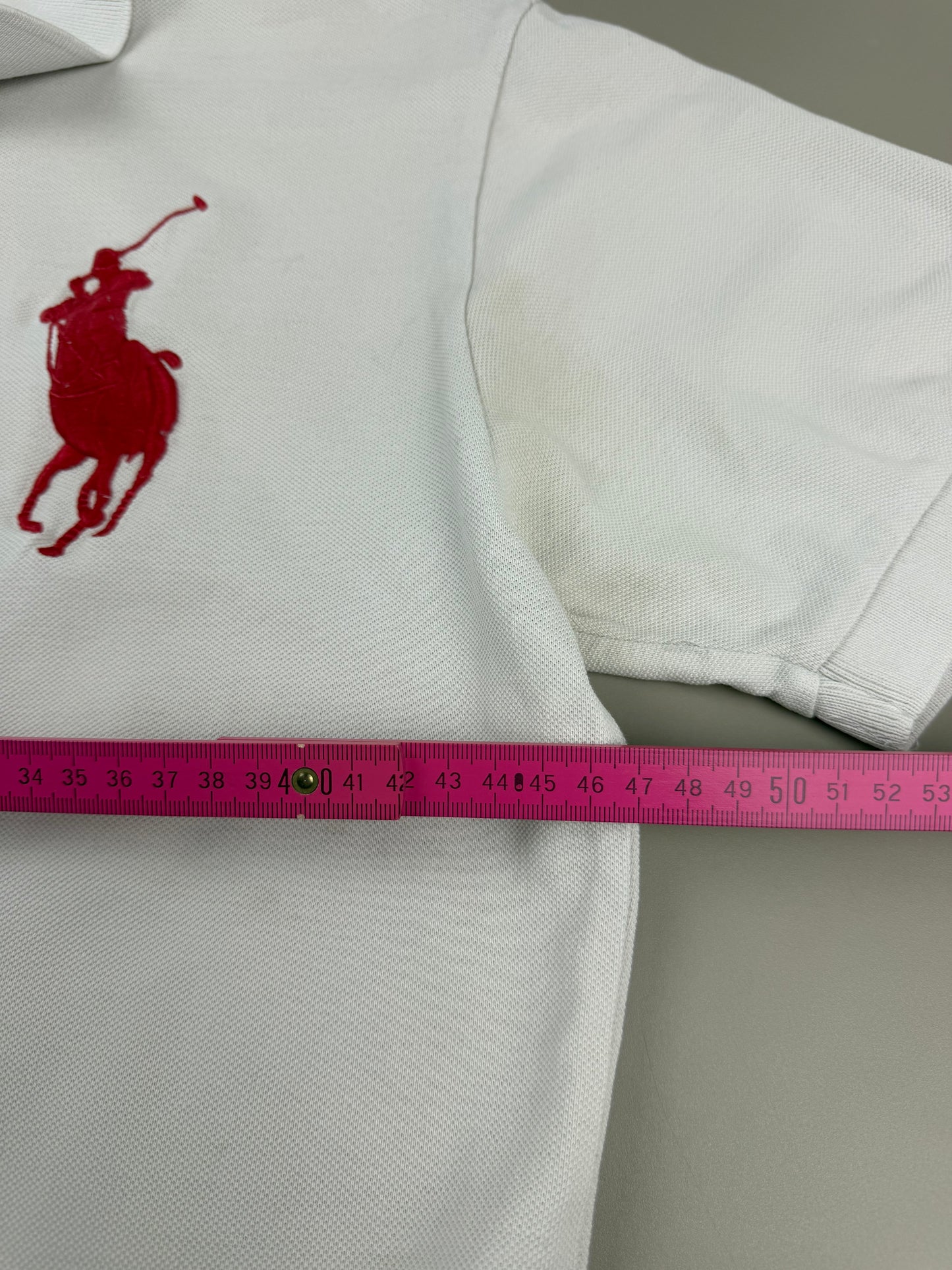 Polo by Ralph Lauren Archive "UAE" Big Pony Polo - Off-White/Red