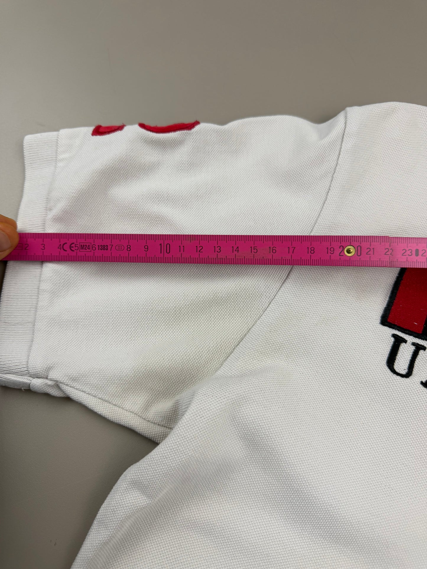 Polo by Ralph Lauren Archive "UAE" Big Pony Polo - Off-White/Red