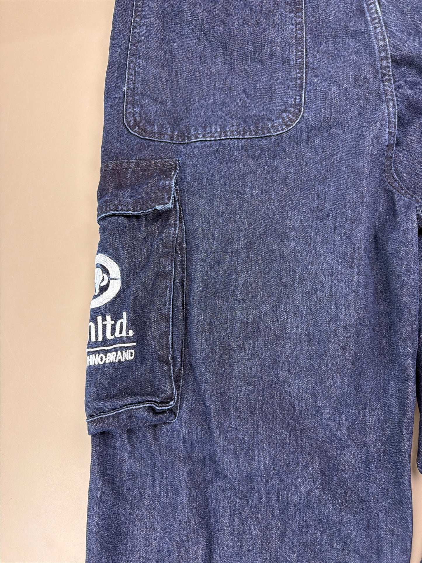 Ecko Unltd. Vintage "Rhino Cargo" Baggy Denim - Dark Blue Wash