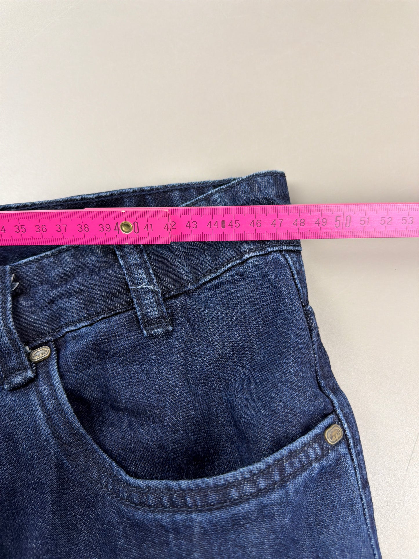Ecko Unltd. Vintage "Rhino Cargo" Baggy Denim - Dark Blue Wash