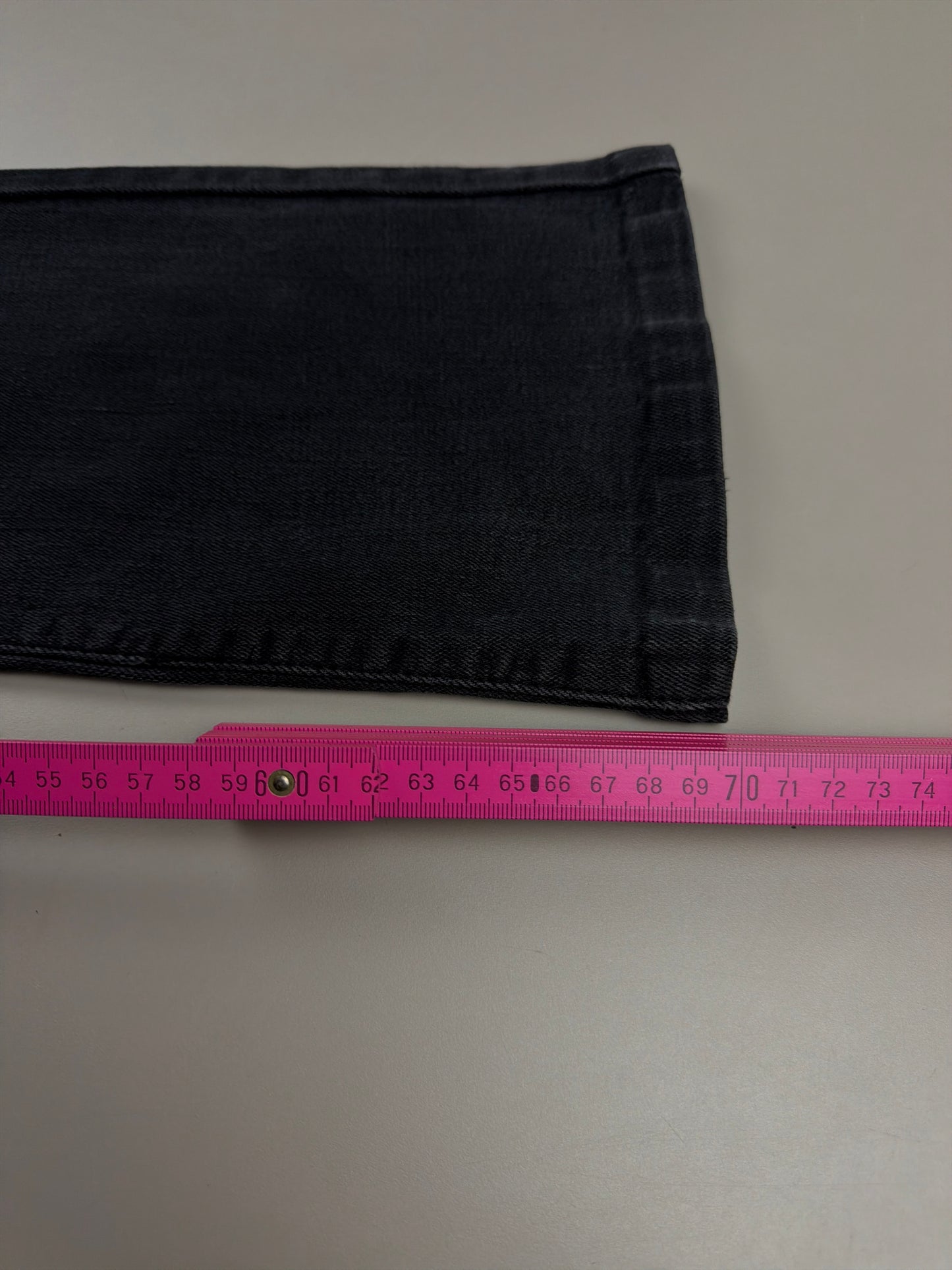 Norfy Y2K Rhinestone Bootcut Jeans - All Black