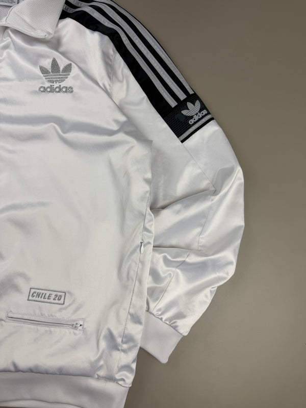 Adidas "Chile 20" Archive Trackjacket - Shiny White Metallic