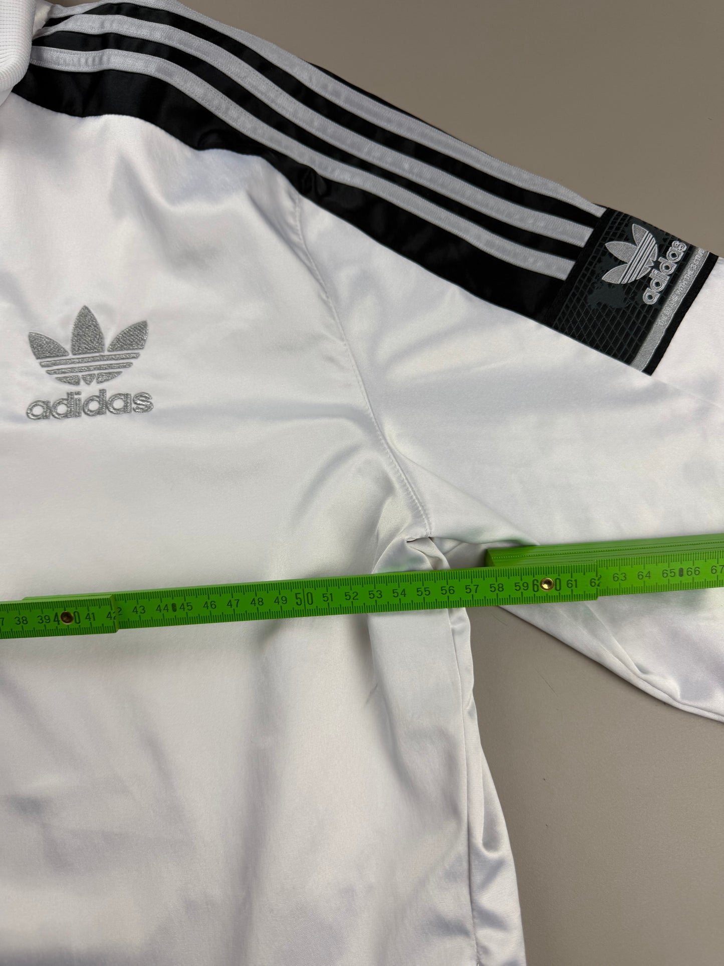 Adidas "Chile 20" Archive Trackjacket - Shiny White Metallic
