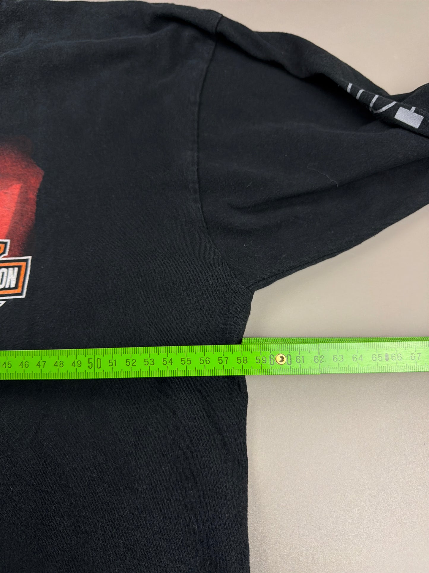 Harley-Davidson 2012 "Prince George Canada" Polar Bear Graphic Longsleeve - All Black / Biker Cyber Grunge