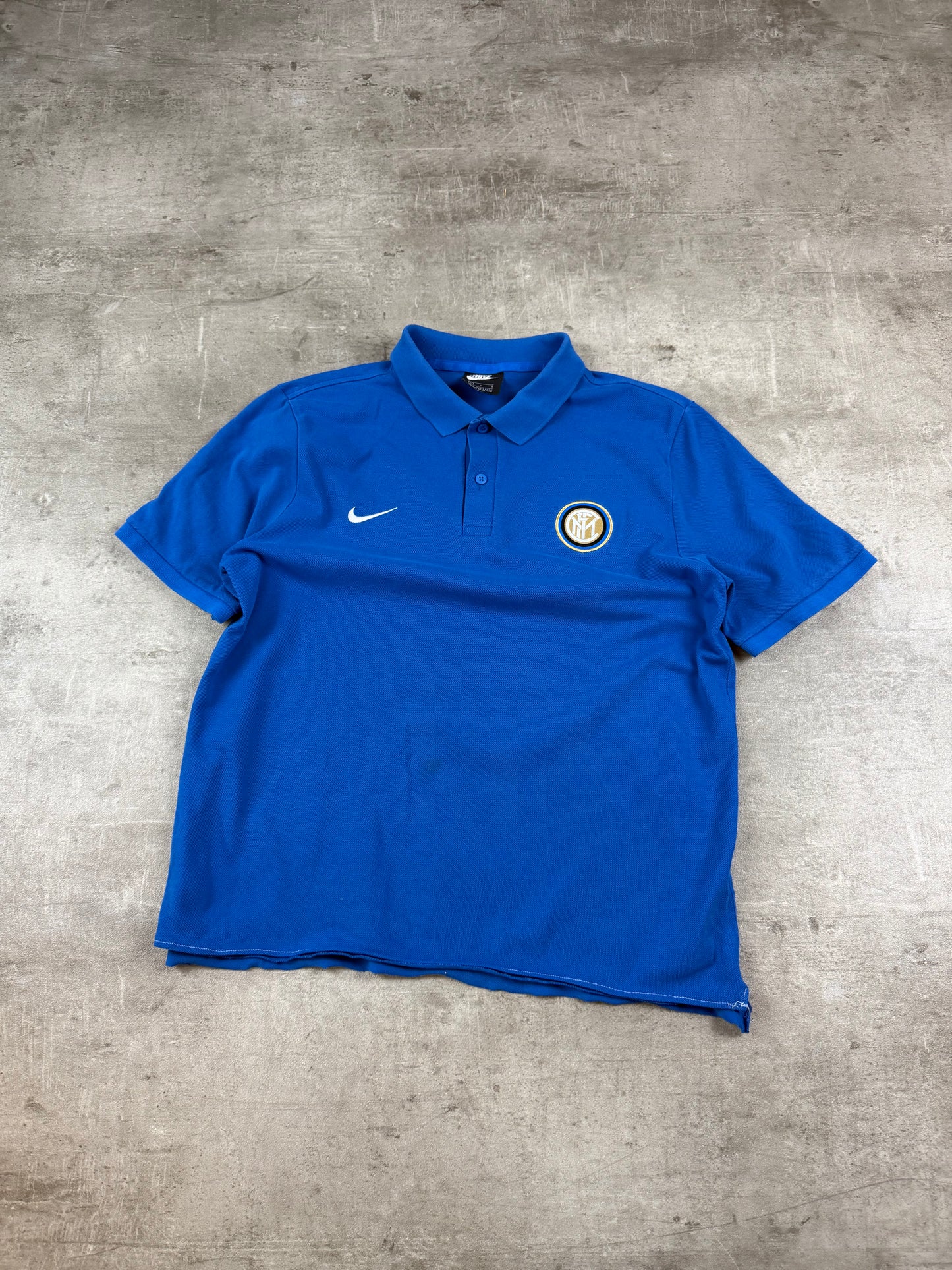 Nike Inter Mailand "FC Internazionale" Polo Shirt - Royal Blue