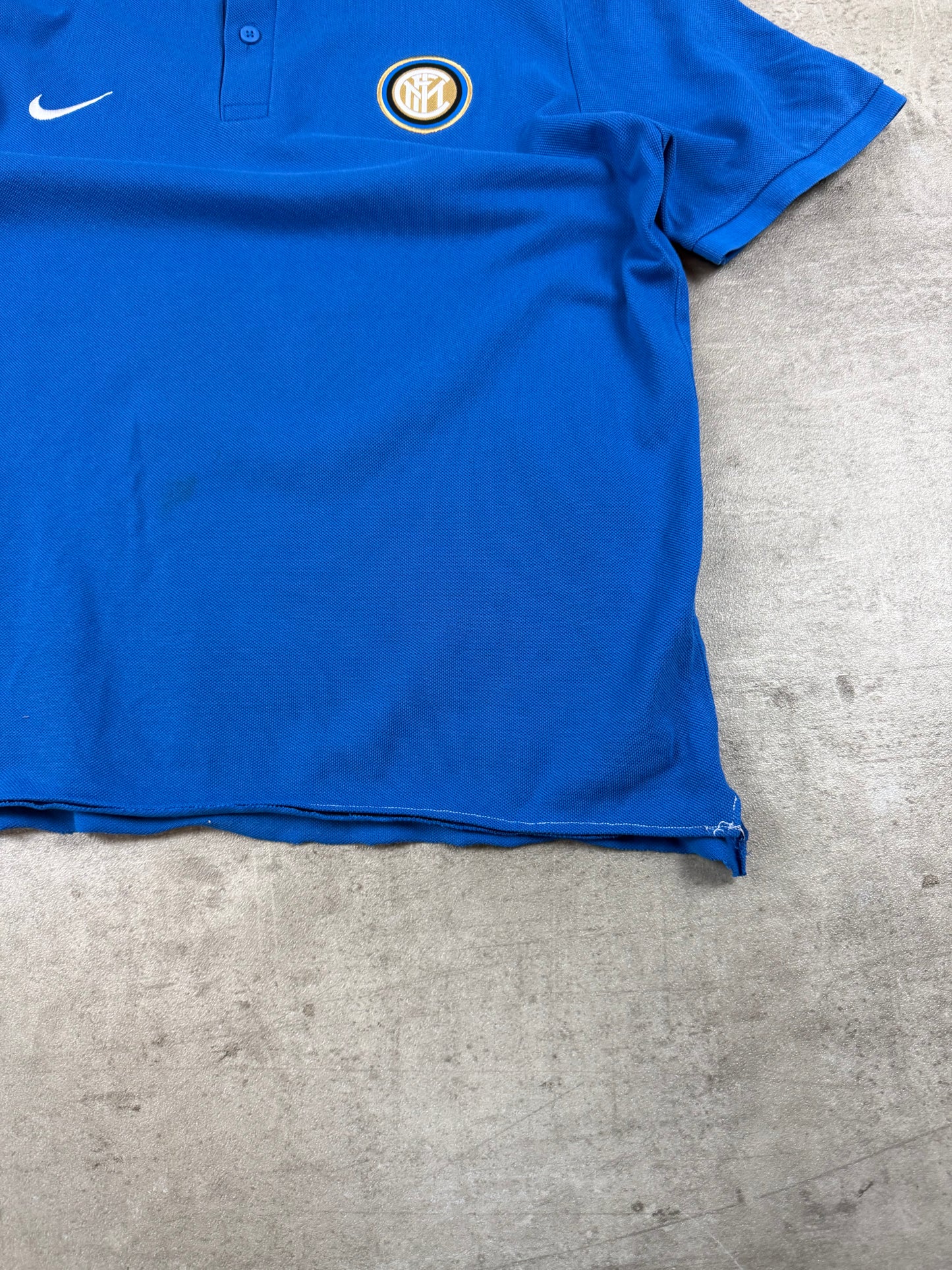 Nike Inter Mailand "FC Internazionale" Polo Shirt - Royal Blue