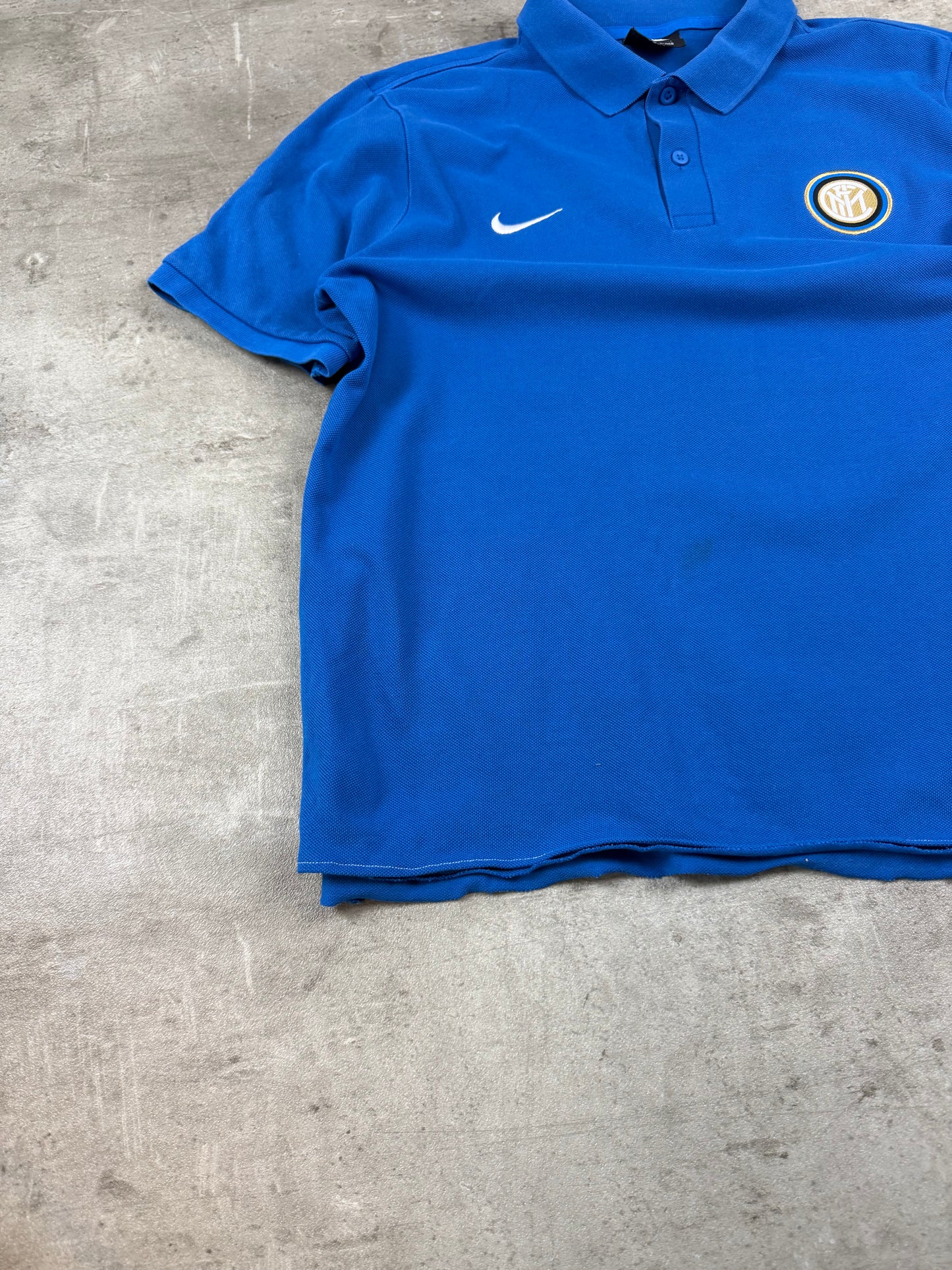 Nike Inter Mailand "FC Internazionale" Polo Shirt - Royal Blue