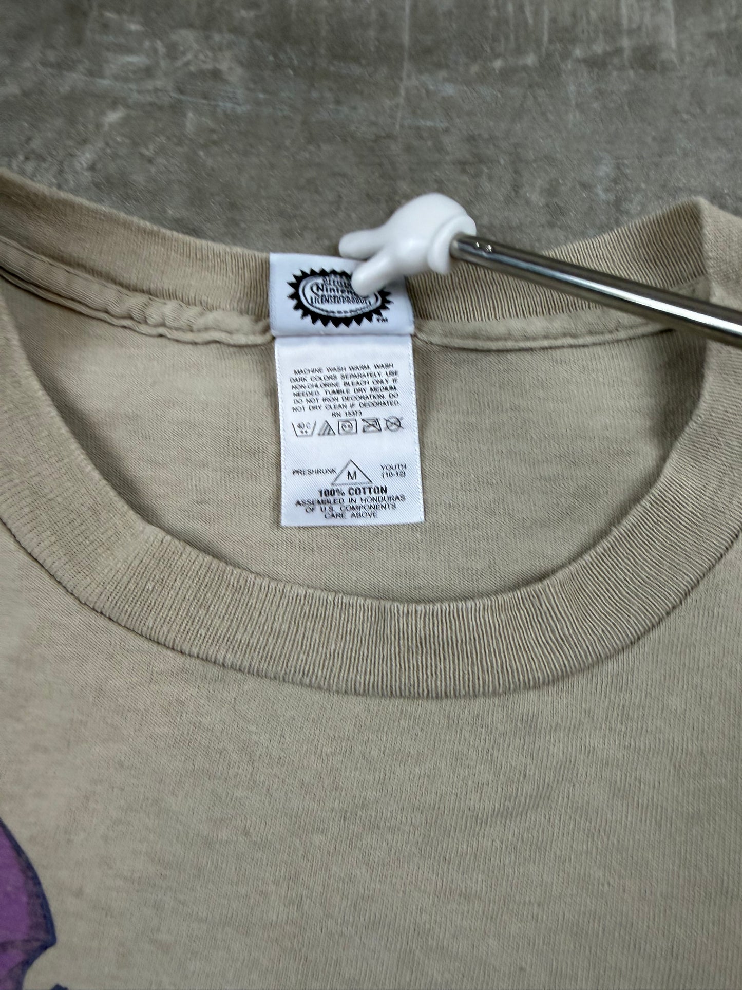 Vintage 1999 Pokémon Character Group Graphic Tee – Beige