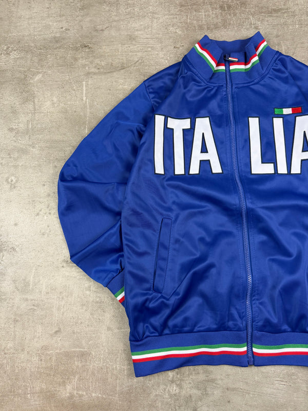 Italia National Team Zip Trackjacket - Royal Blue / Y2K Sportswear