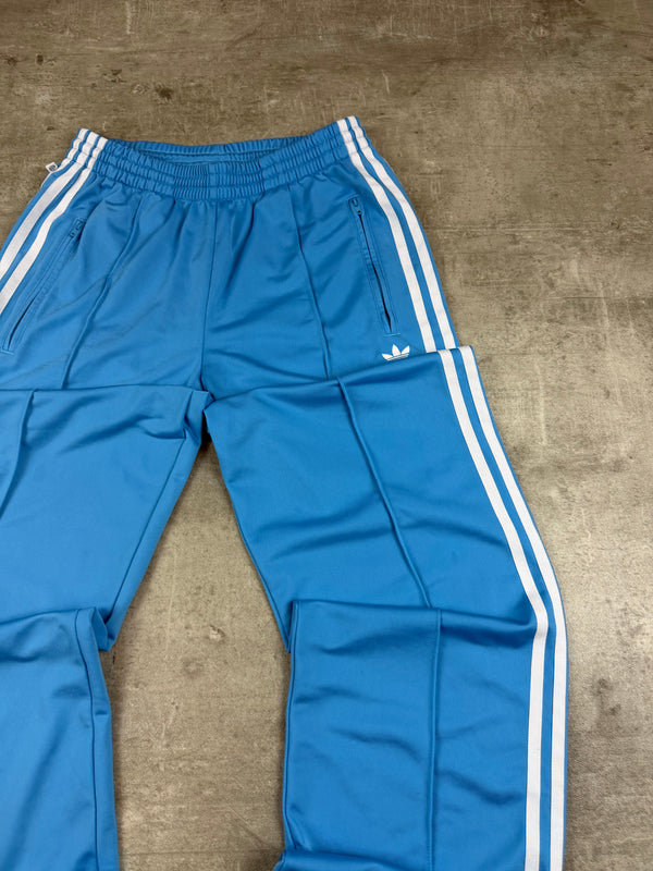 Adidas Three-Stripe Track Pants "Baby Blue" - Y2K Sportswear