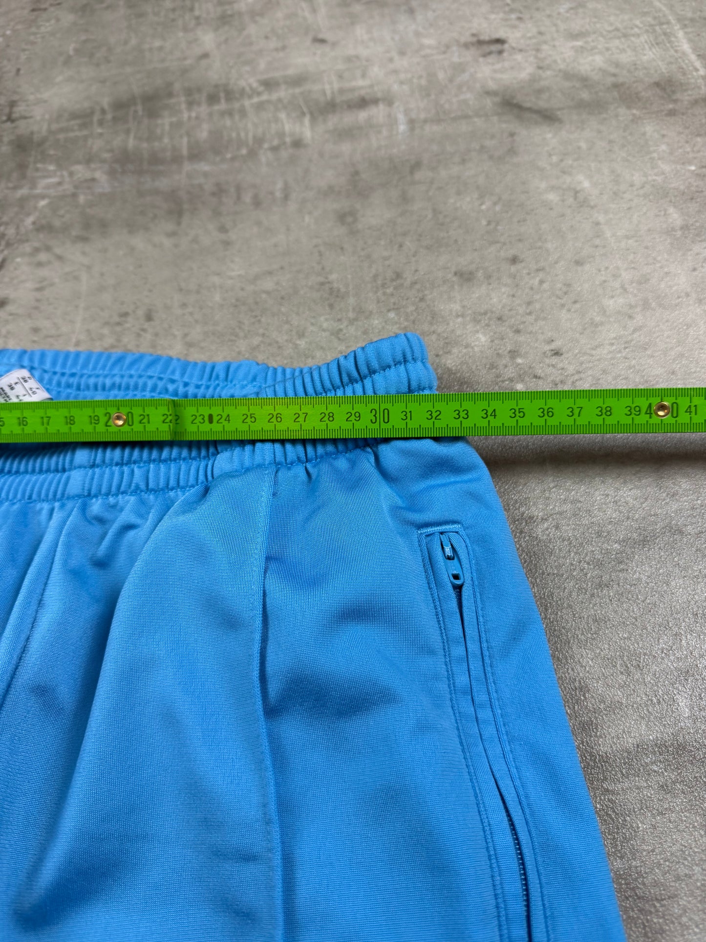Adidas Three-Stripe Track Pants "Baby Blue" - Y2K Sportswear