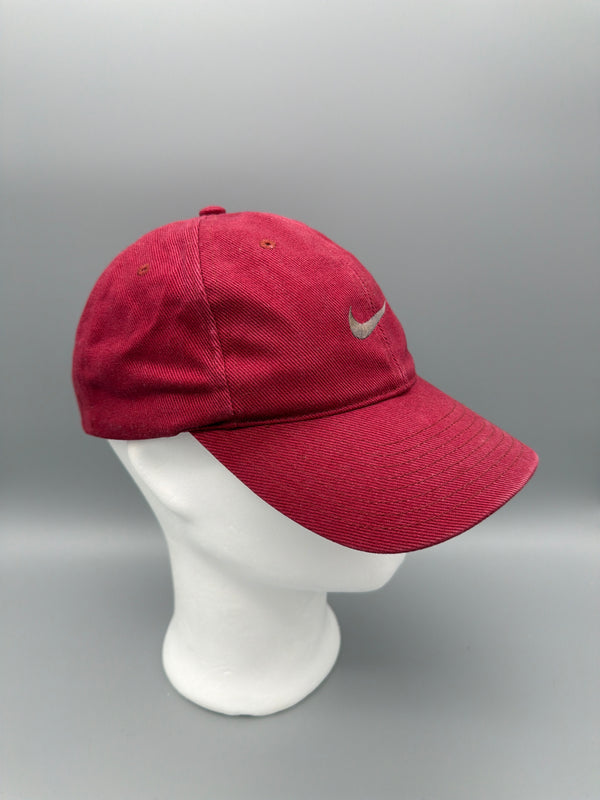 Nike Y2K Vintage Mini Swoosh Cap - Burgundy / Red