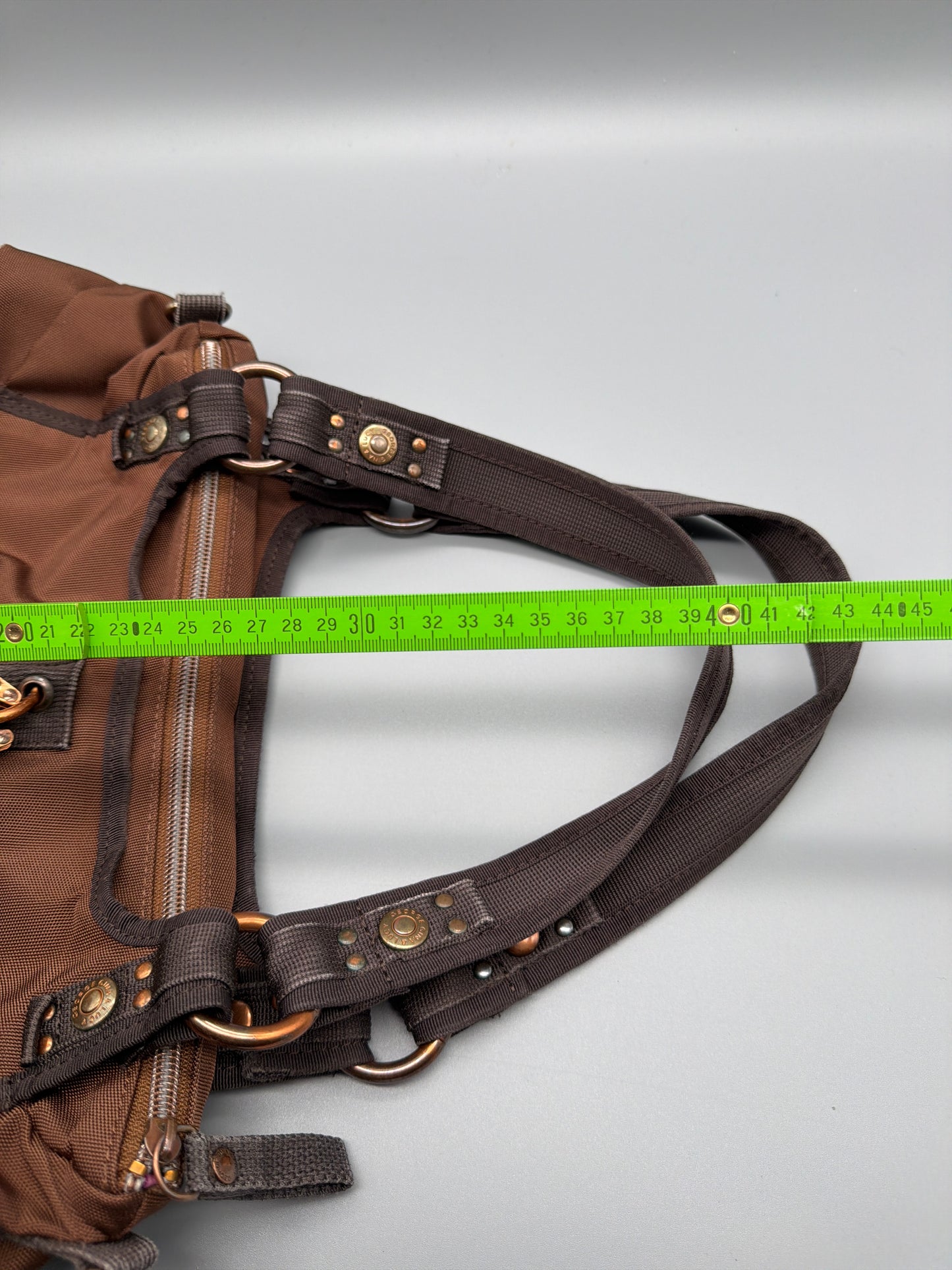 George Gina & Lucy "HEARTQUAKE!" Shoulder Bag - Brown / Pink