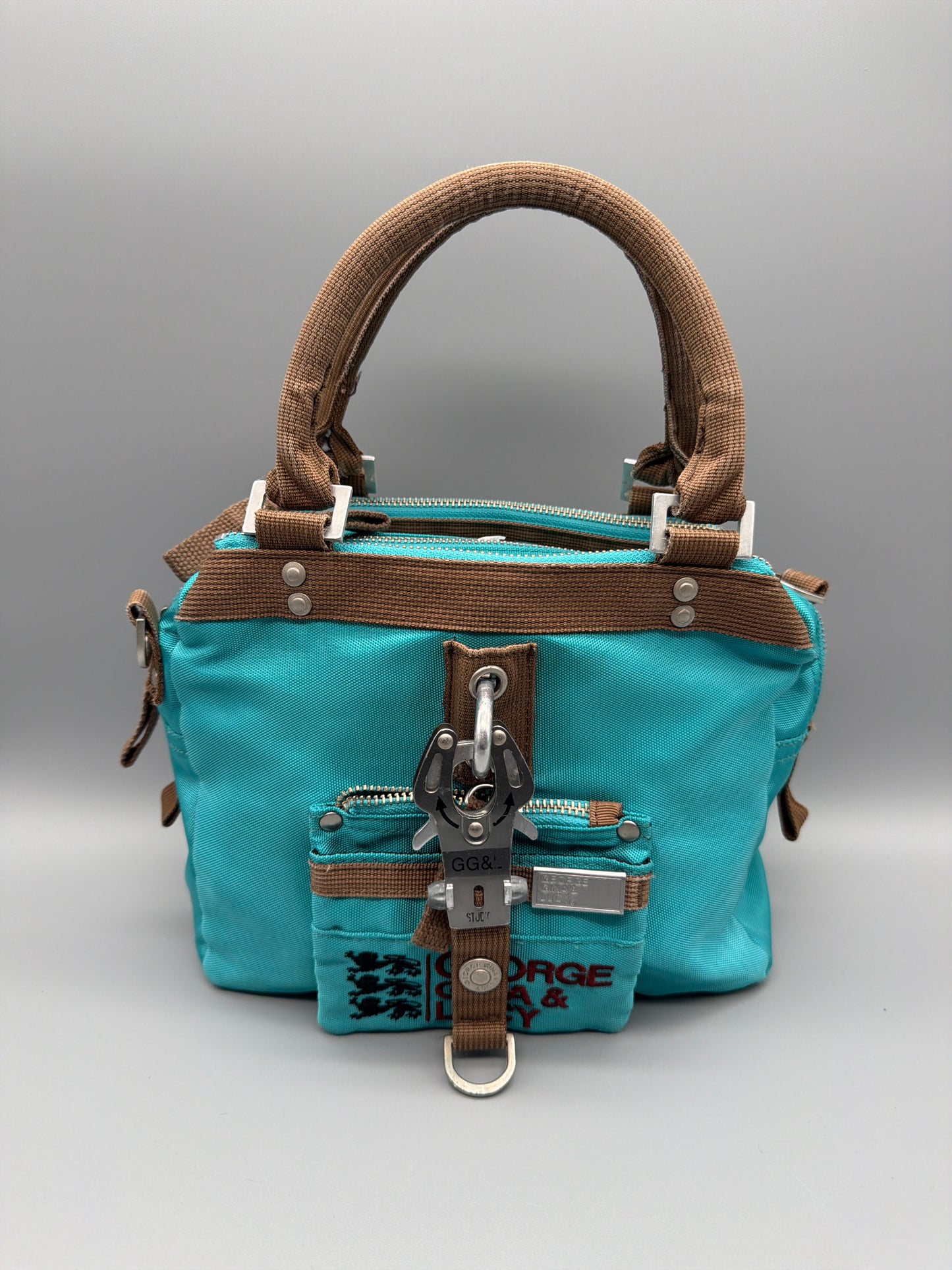 George Gina & Lucy Archive "Pre-Perfect" Handbag - Turquoise Brown