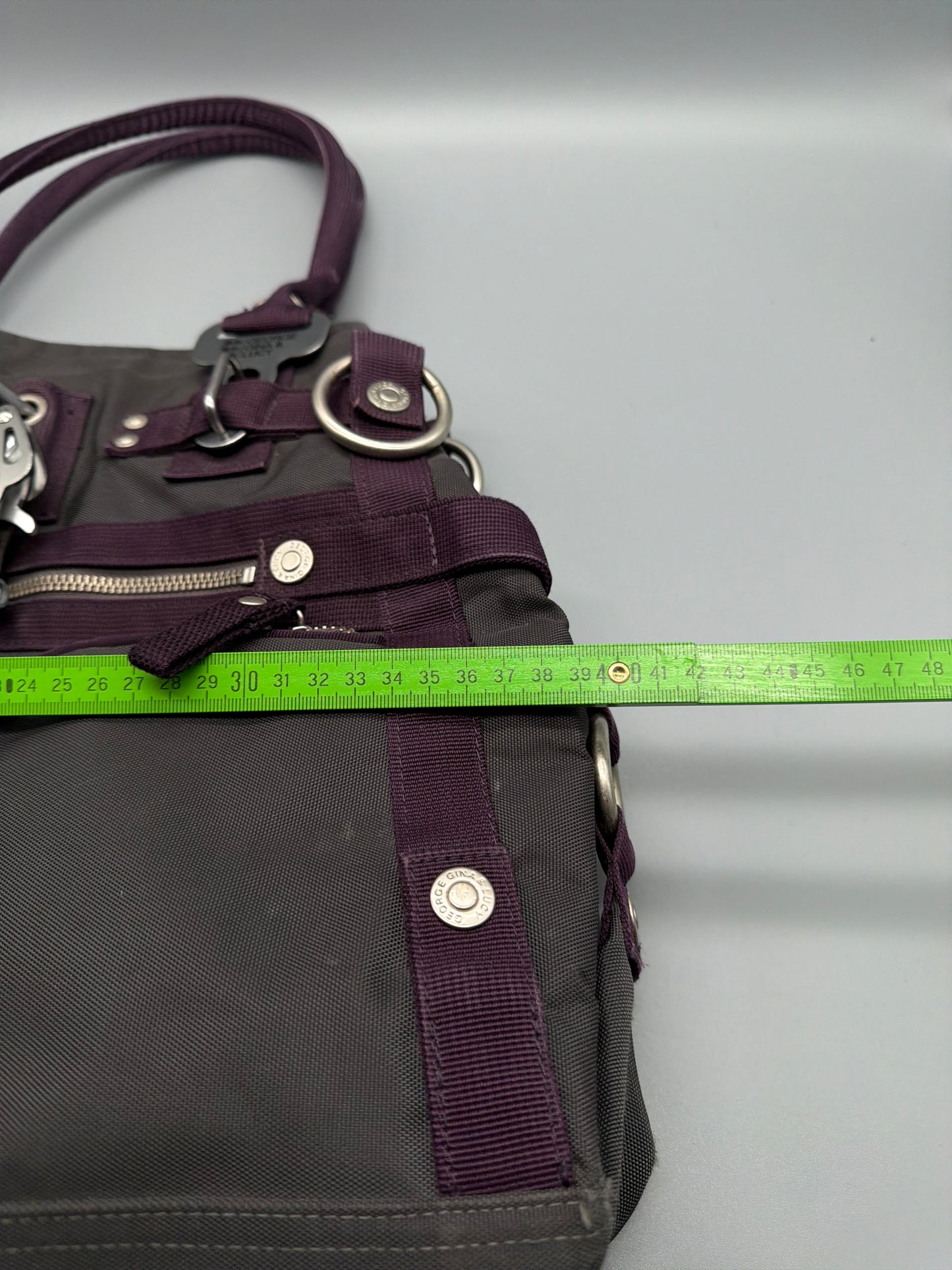 George Gina & Lucy Archive "Doyourthing" Shoulder Bag - Purple / Brown / Cyber Y2K