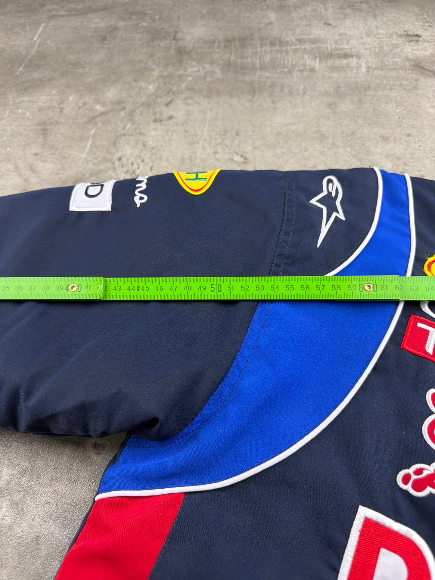Red Bull Racing Infiniti F1 "Sponsor Patch" Bomber Jacket - Dark Navy / Multicolor