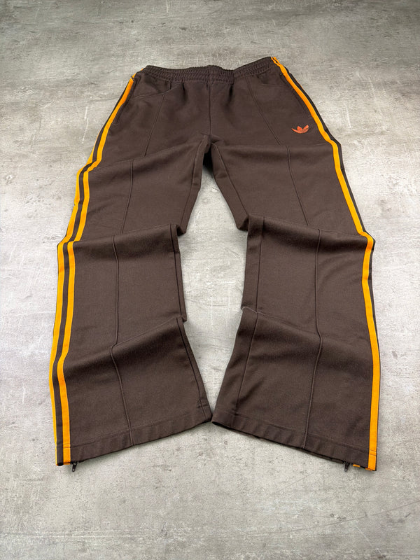 Adidas Vintage Y2K 3-Stripes Trackpants - Brown / Orange