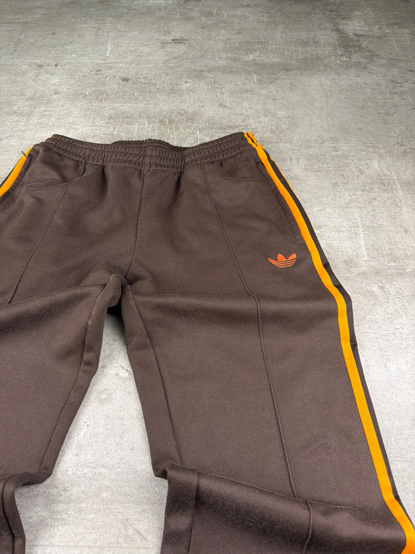 Adidas Vintage Y2K 3-Stripes Trackpants - Brown / Orange