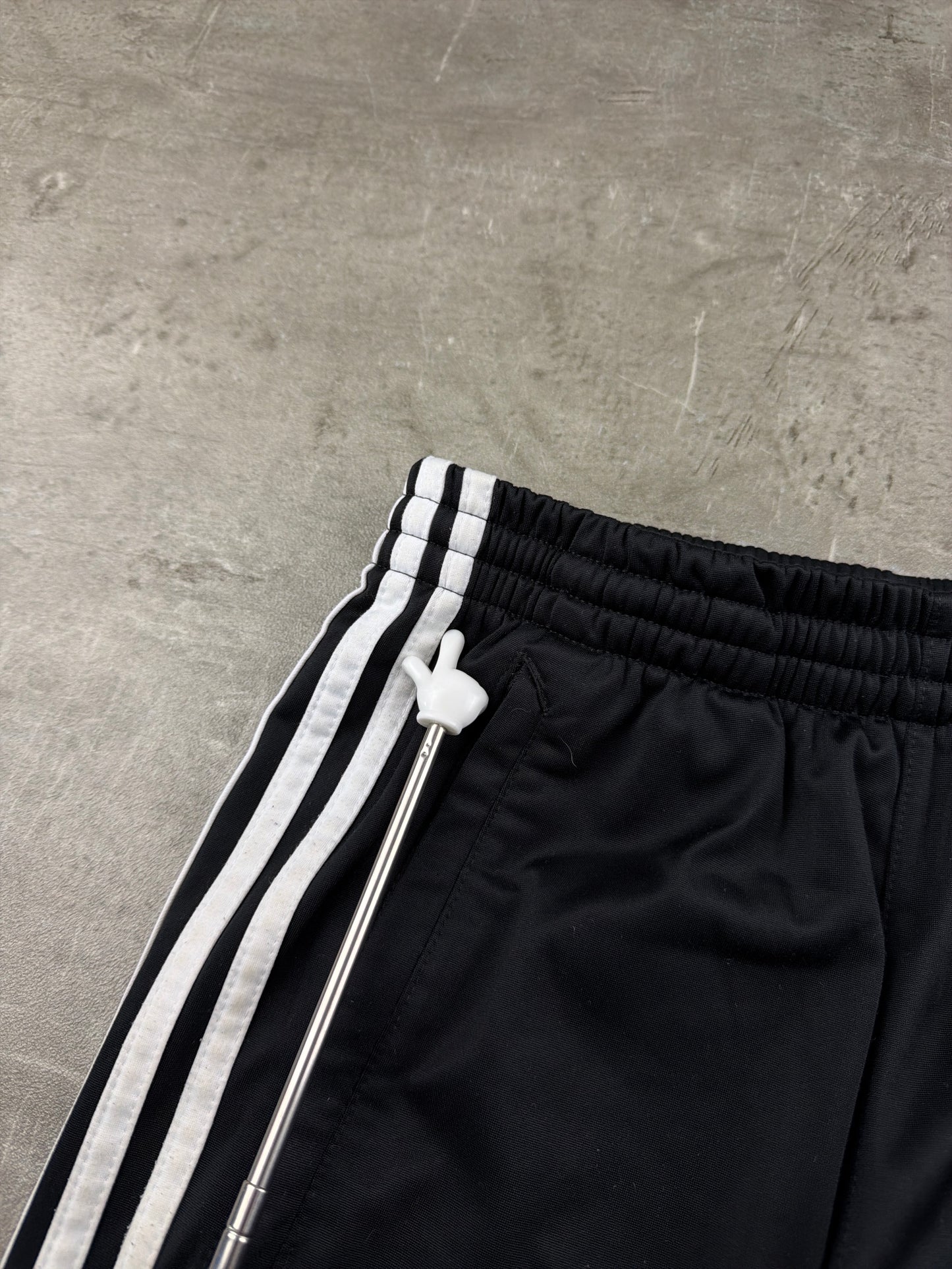 Adidas Y2K 3-Stripes Baggy Trackpants - Black & White