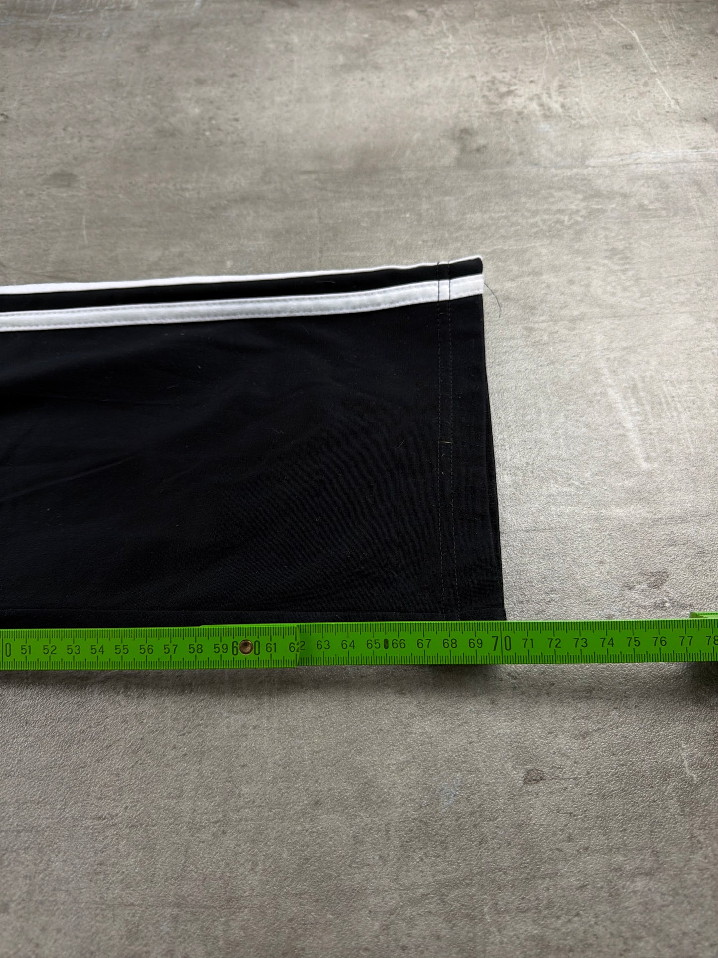 Adidas Y2K 3-Stripes Baggy Trackpants - Black & White