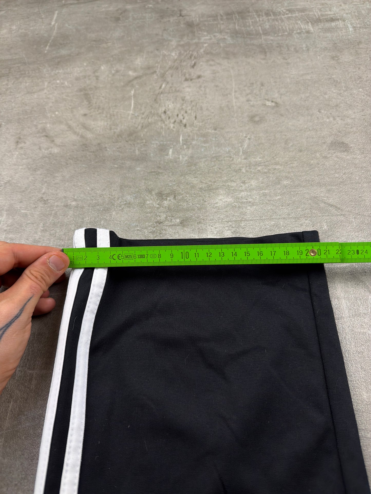 Adidas Y2K 3-Stripes Baggy Trackpants - Black & White