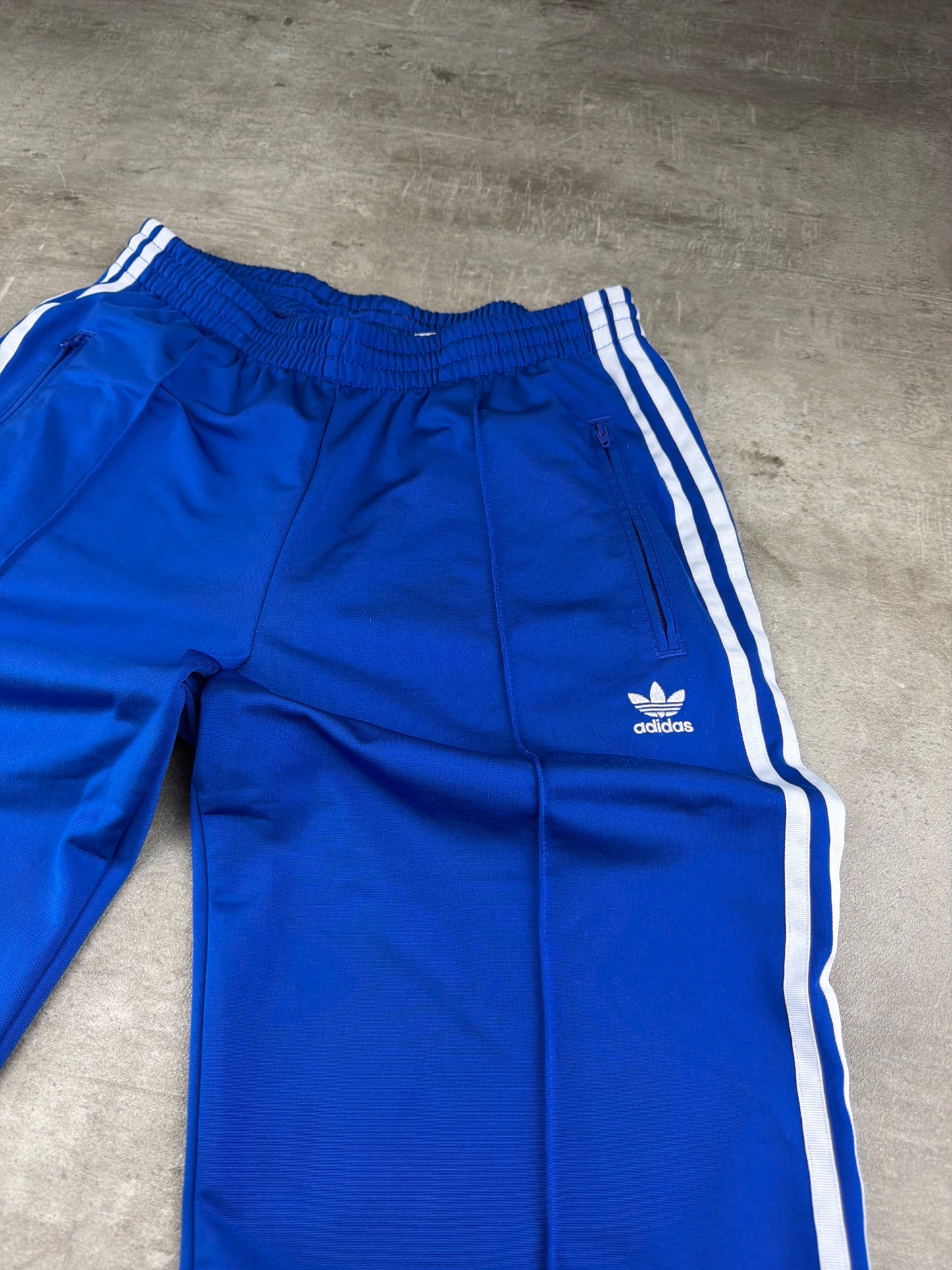 Adidas Three-Stripes Pintuck Trackpants – Royal Blue
