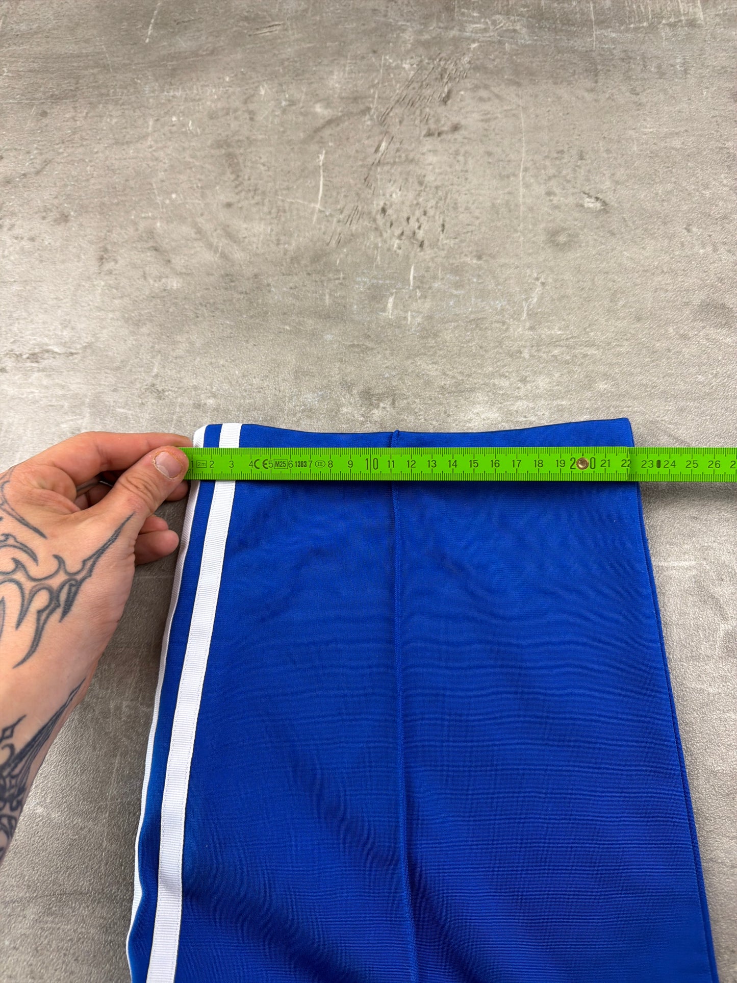 Adidas Three-Stripes Pintuck Trackpants – Royal Blue