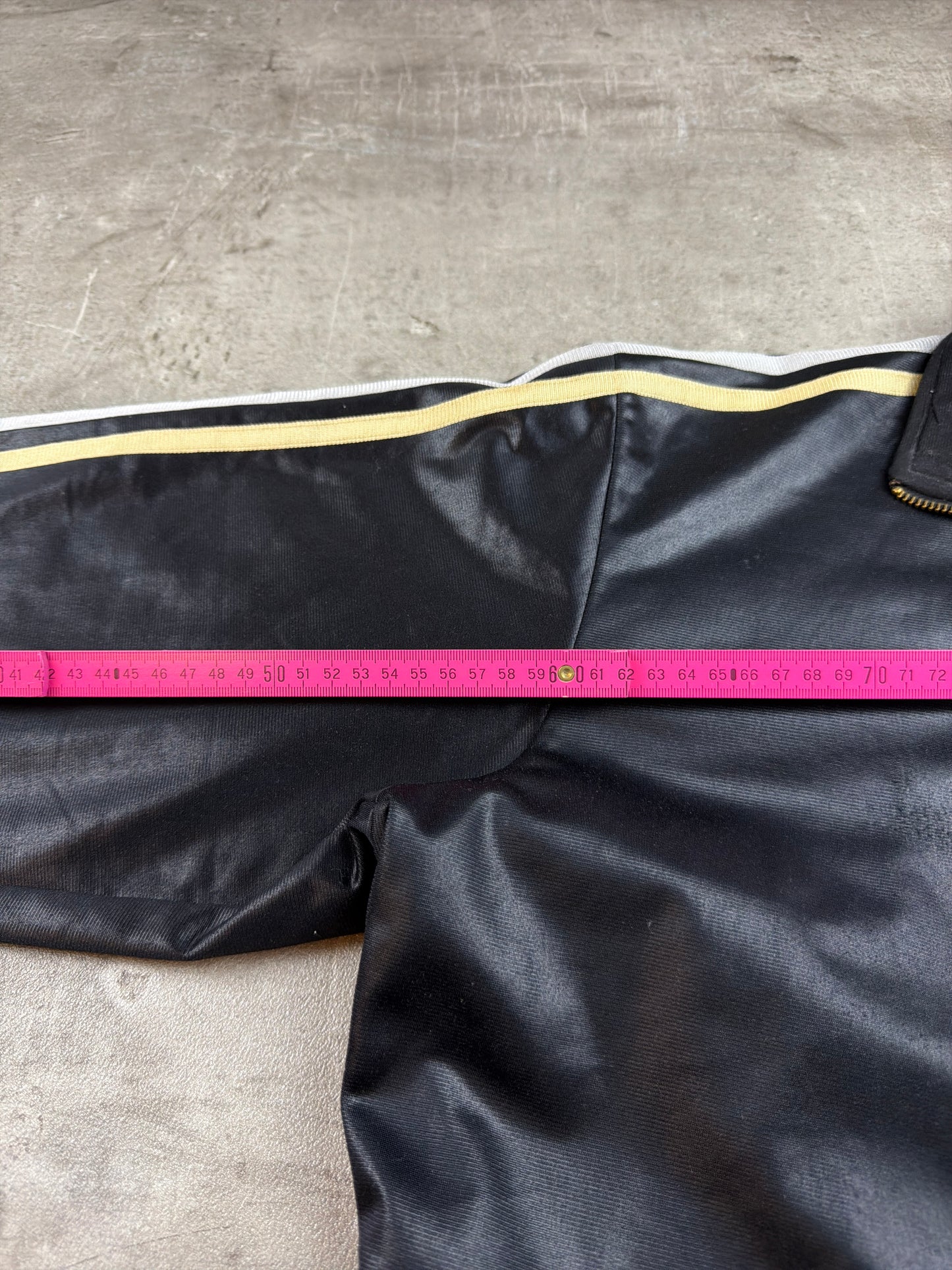 Adidas Chile 62 Vintage Wet-Look Trackjacket - Black & Gold