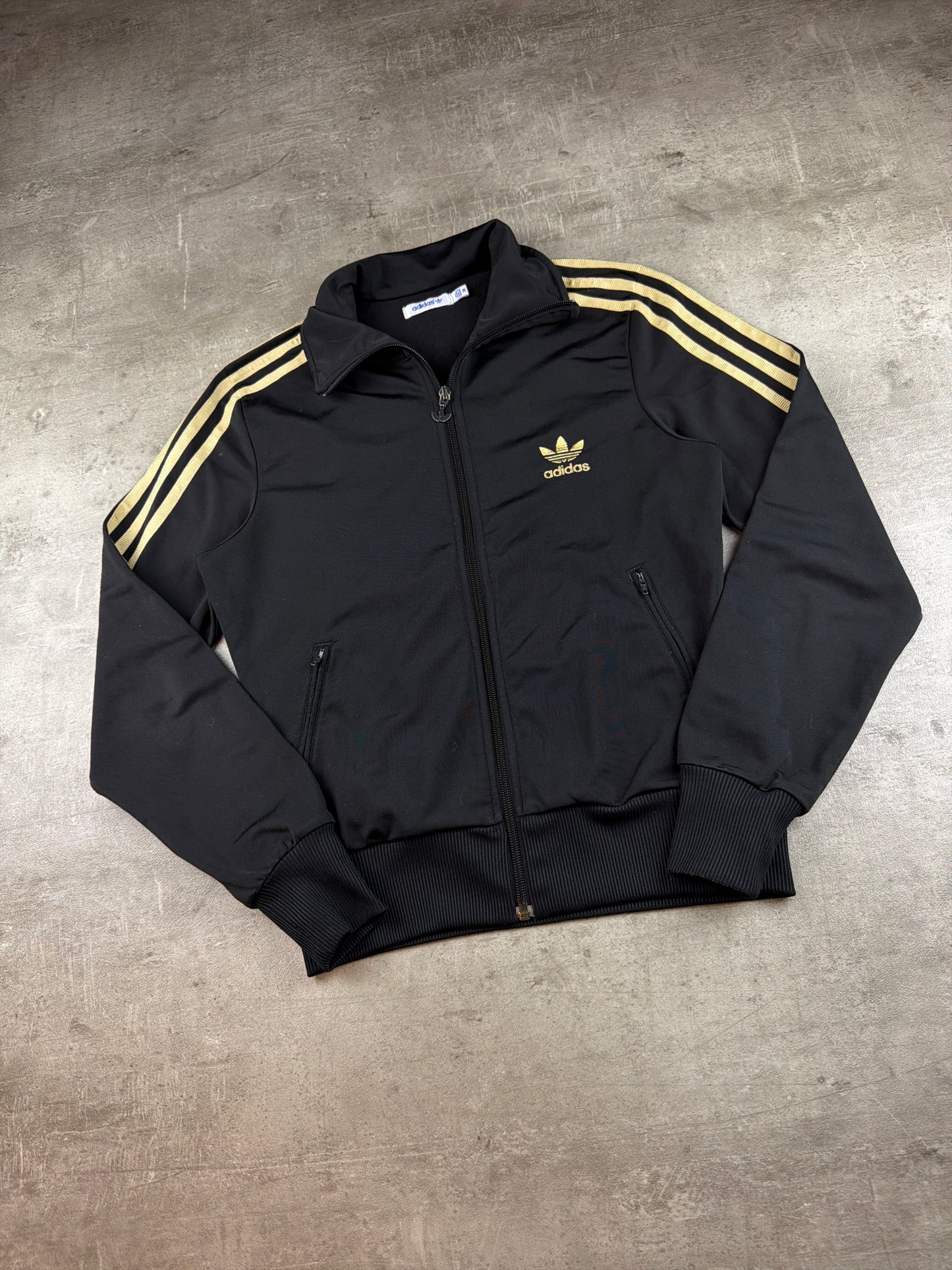 Adidas Trefoil 00s Trackjacket - Black & Metallic Gold