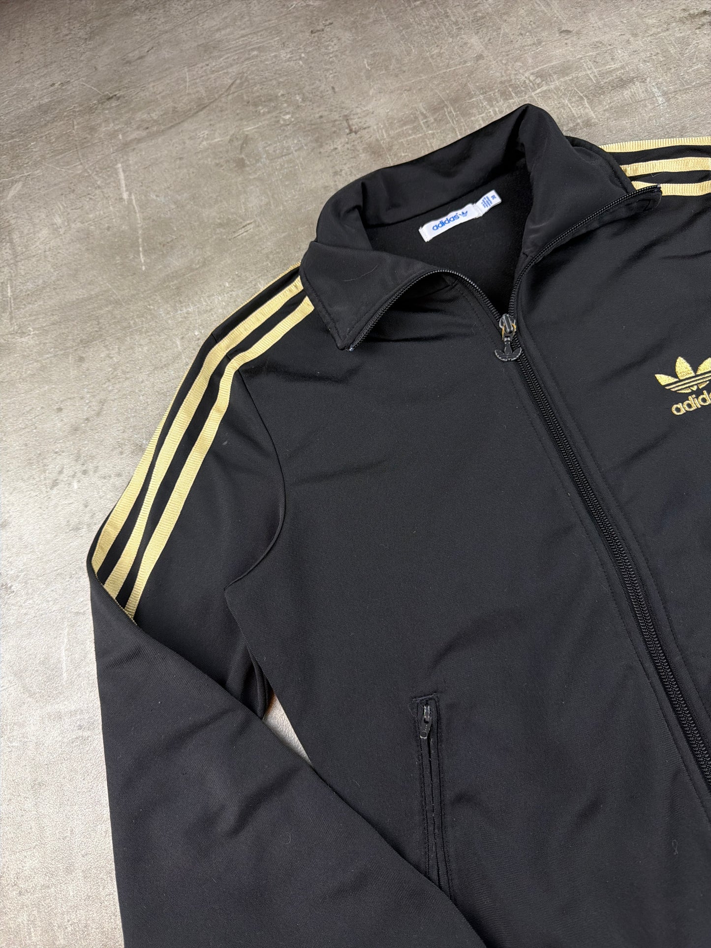 Adidas Trefoil 00s Trackjacket - Black & Metallic Gold