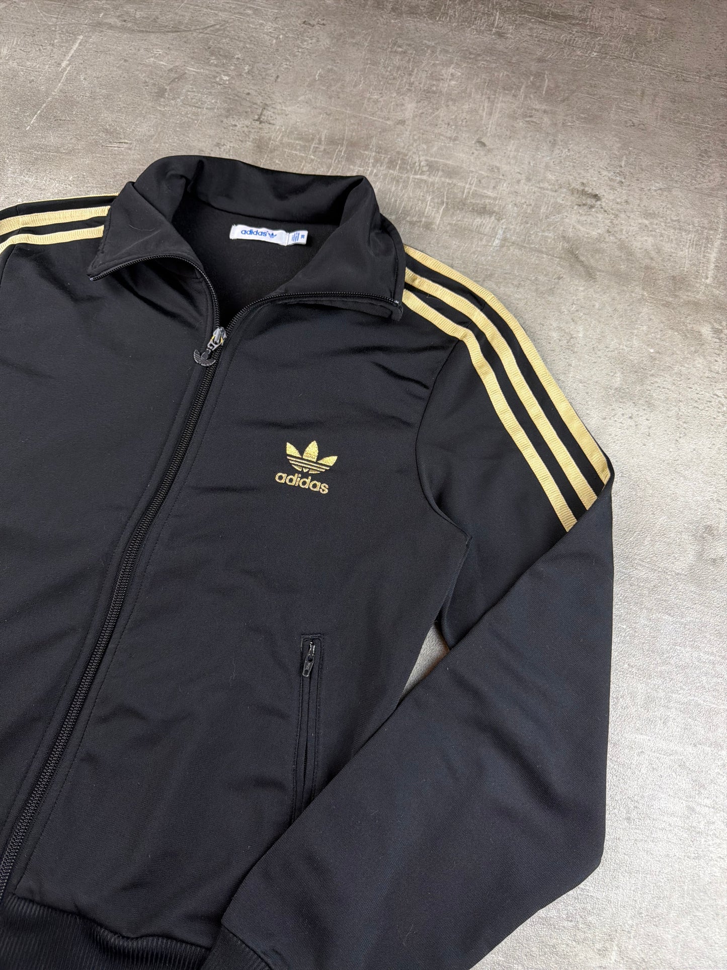 Adidas Trefoil 00s Trackjacket - Black & Metallic Gold