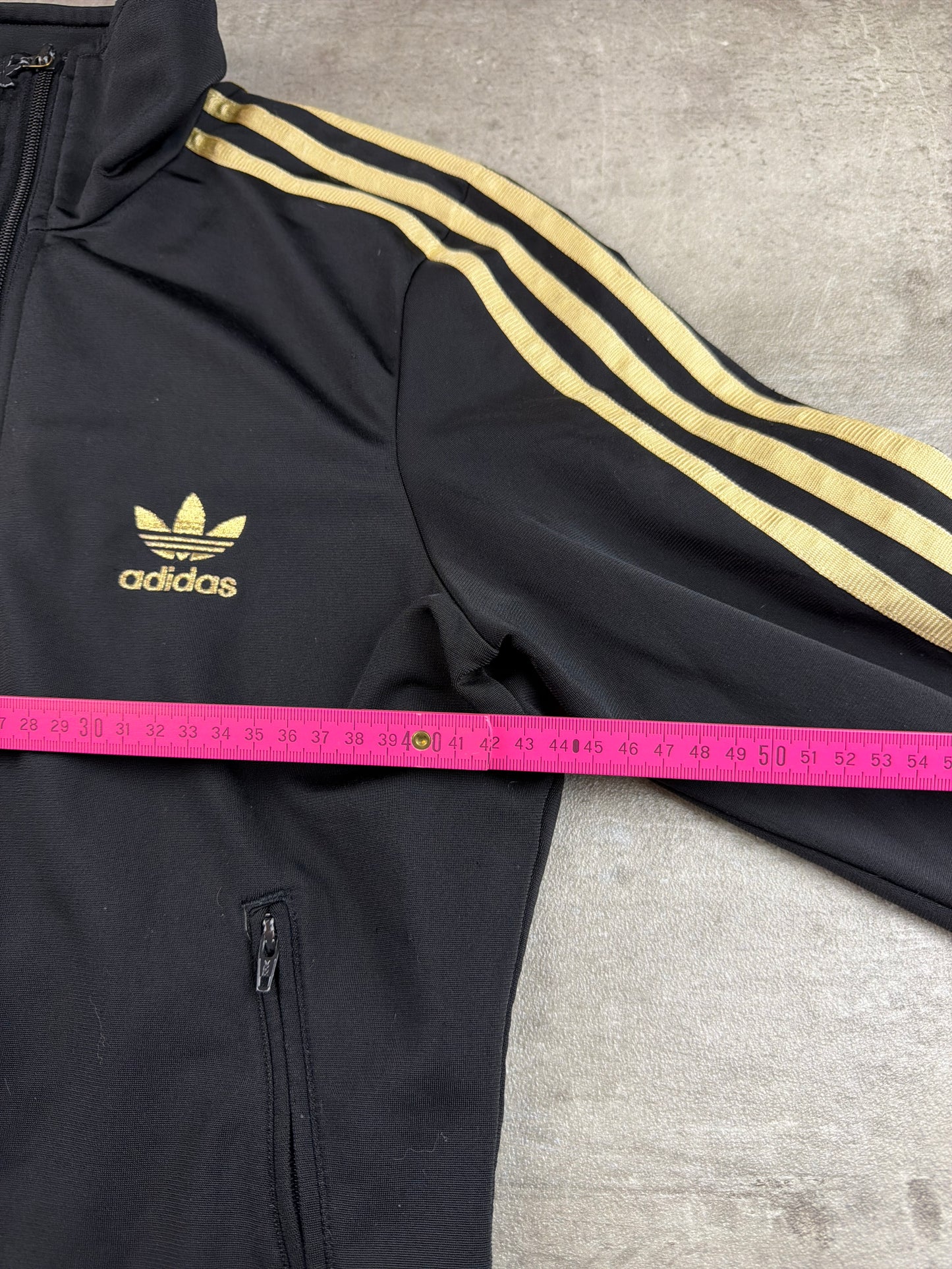 Adidas Trefoil 00s Trackjacket - Black & Metallic Gold