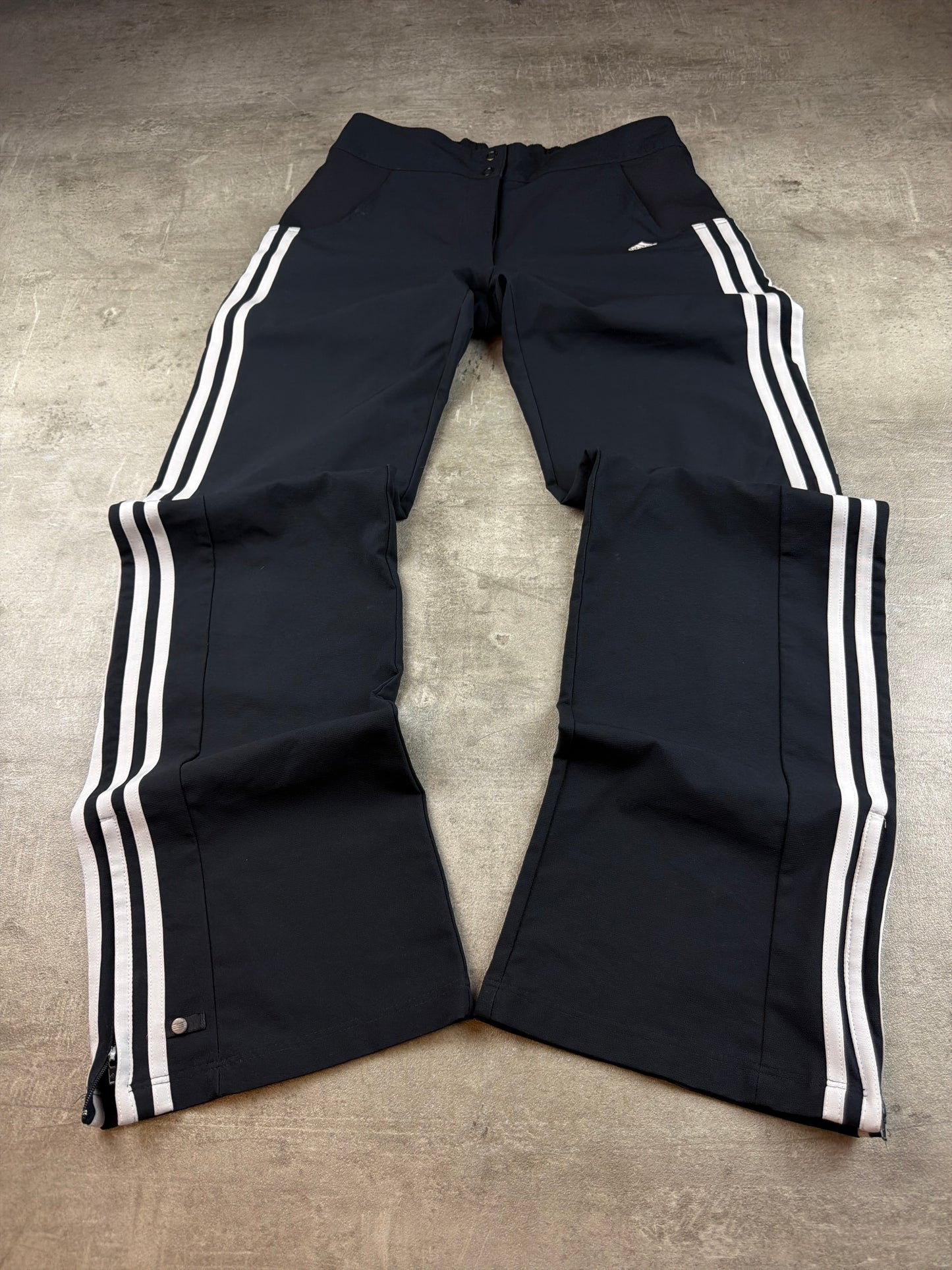 Adidas Y2K Cyber Flare Trackpants - Black/White
