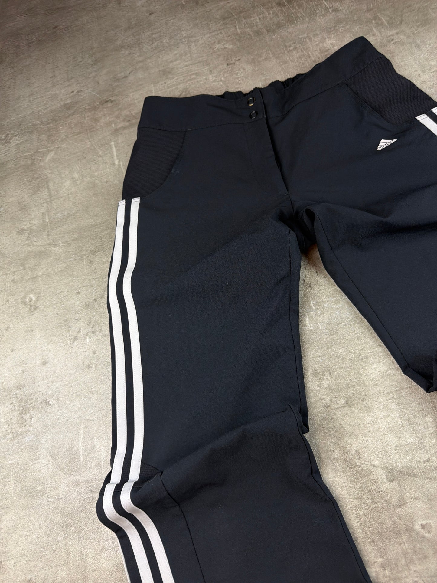 Adidas Y2K Cyber Flare Trackpants - Black/White