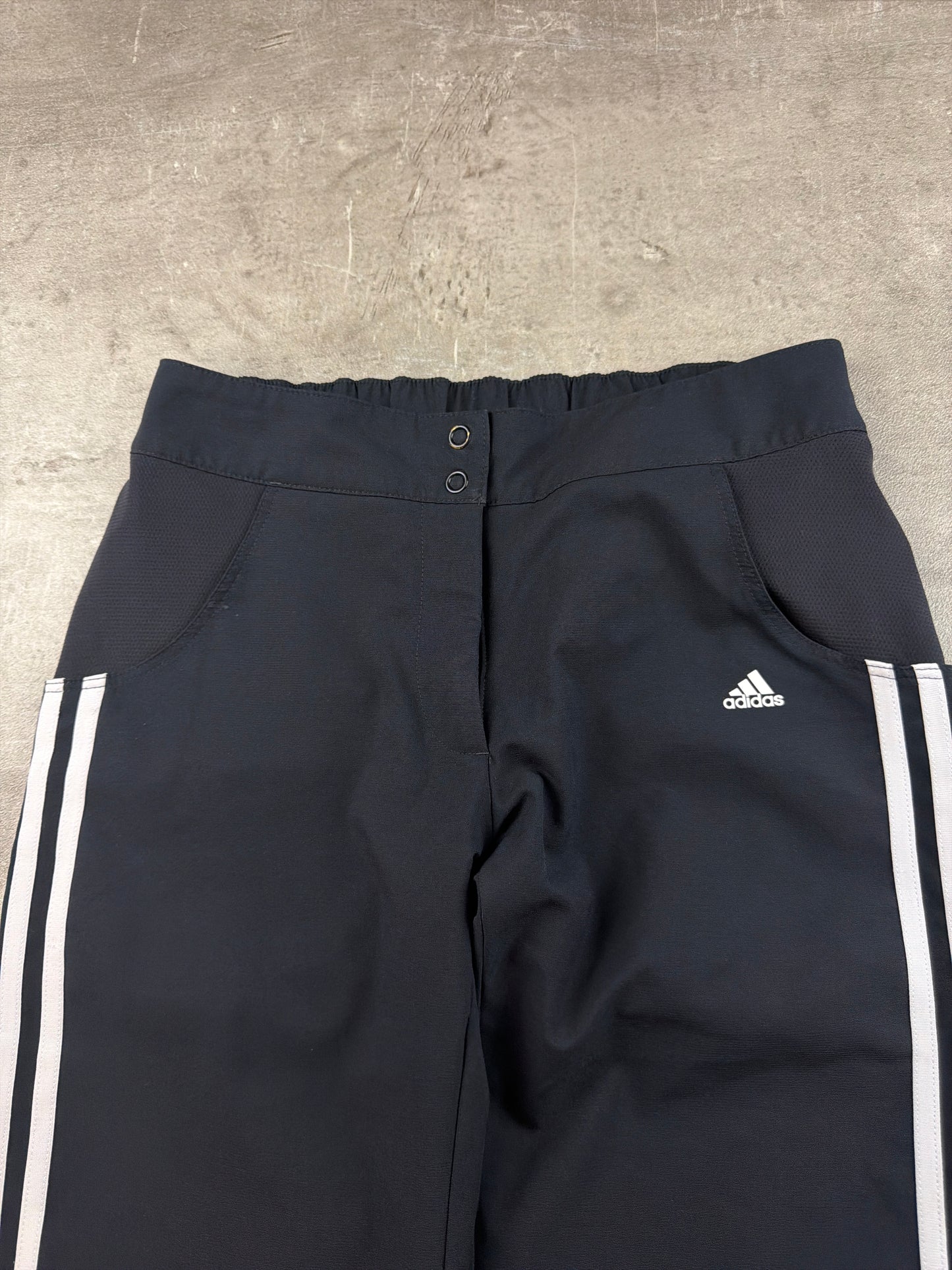 Adidas Y2K Cyber Flare Trackpants - Black/White
