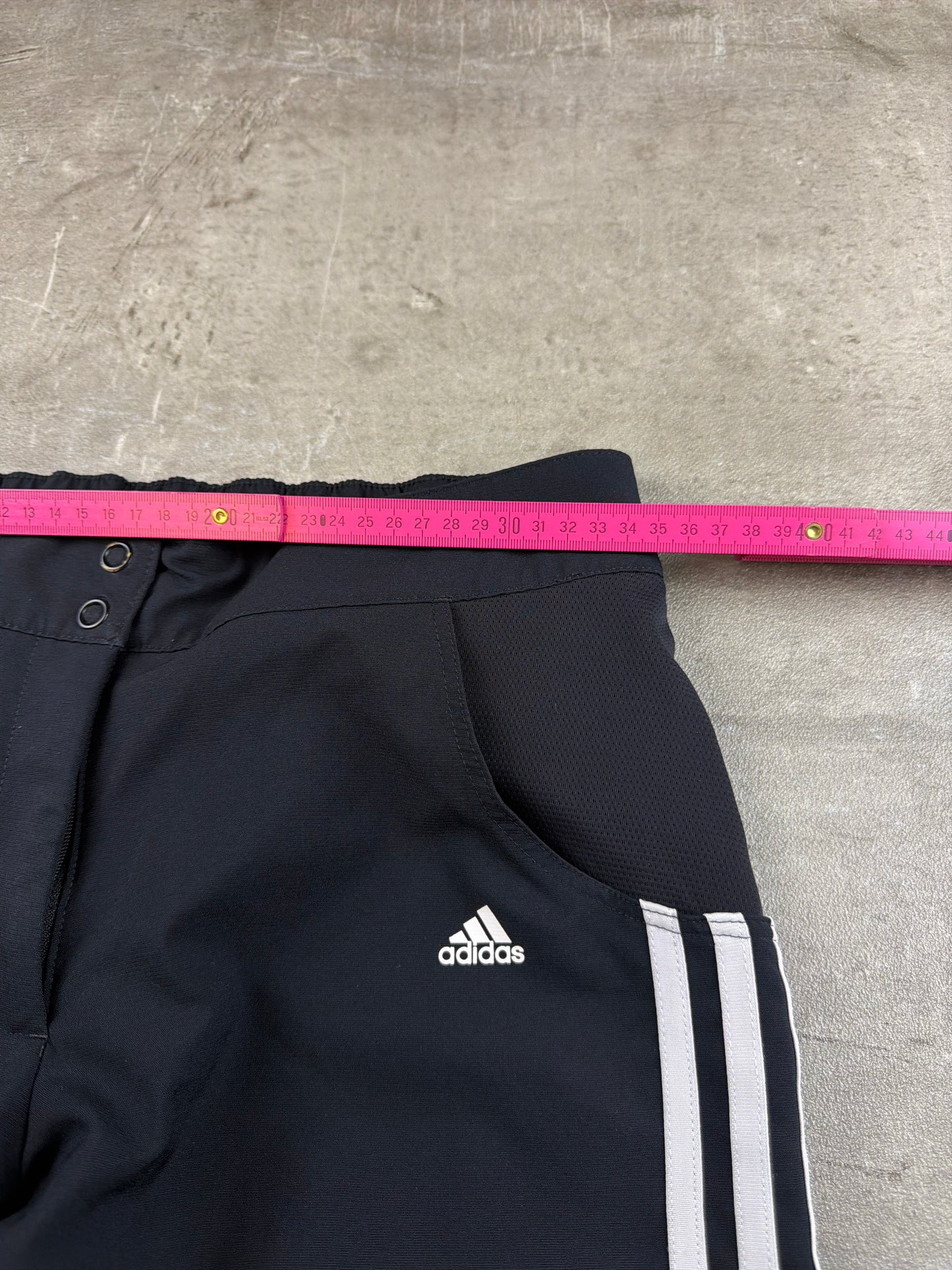 Adidas Y2K Cyber Flare Trackpants - Black/White