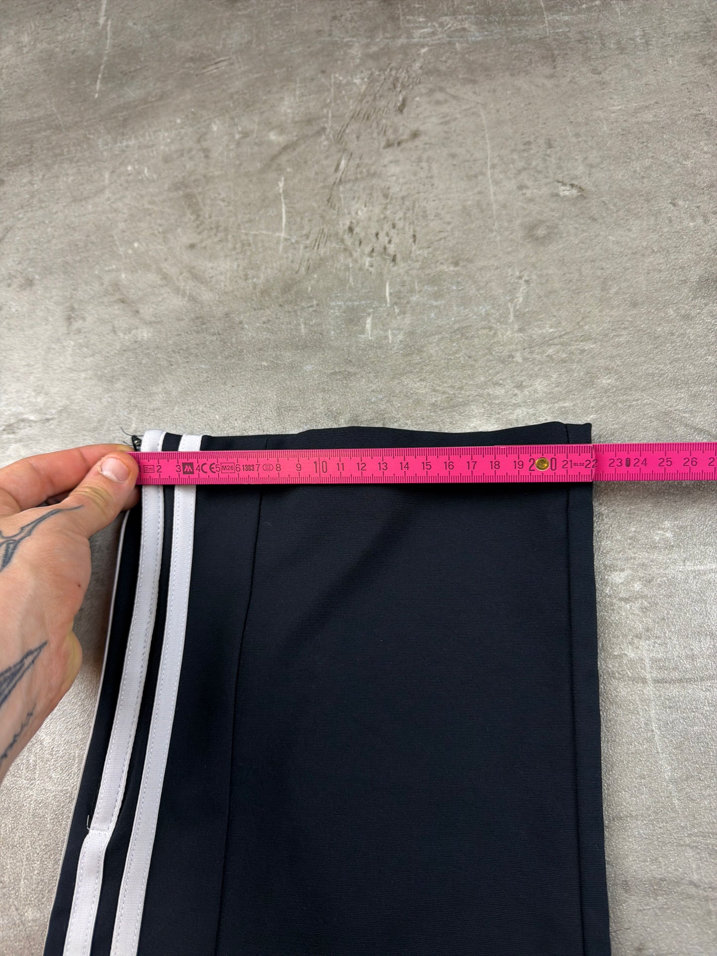 Adidas Y2K Cyber Flare Trackpants - Black/White