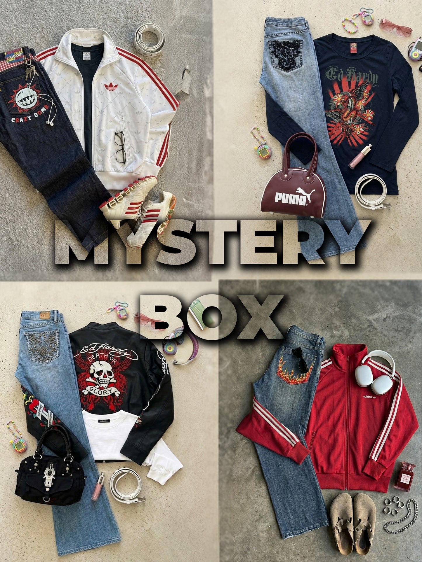 Y2K Vintage Outfit Mystery Box | Custom Fit & 130% Value