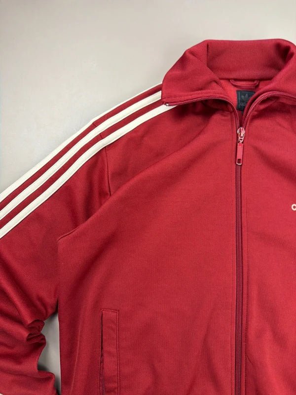 Adidas 00s Heritage Trefoil Track Jacket - Deep Red - Past Pieces