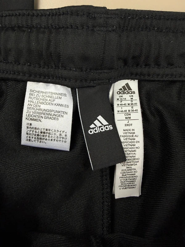 Adidas "3 - Stripes" Cyber Tech Trackpants - Black / Electric Blue - Past Pieces